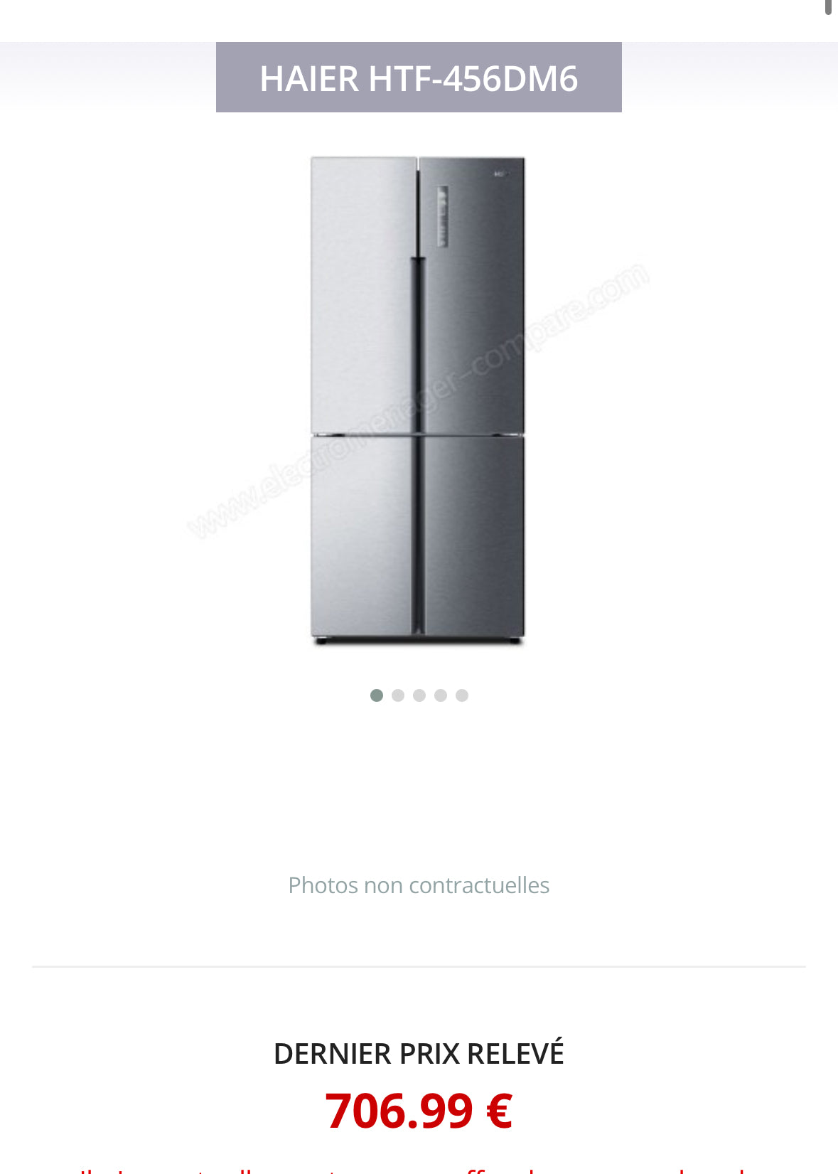 Frigo MultiPortes HAIER No Frost GARANTIE 1 AN