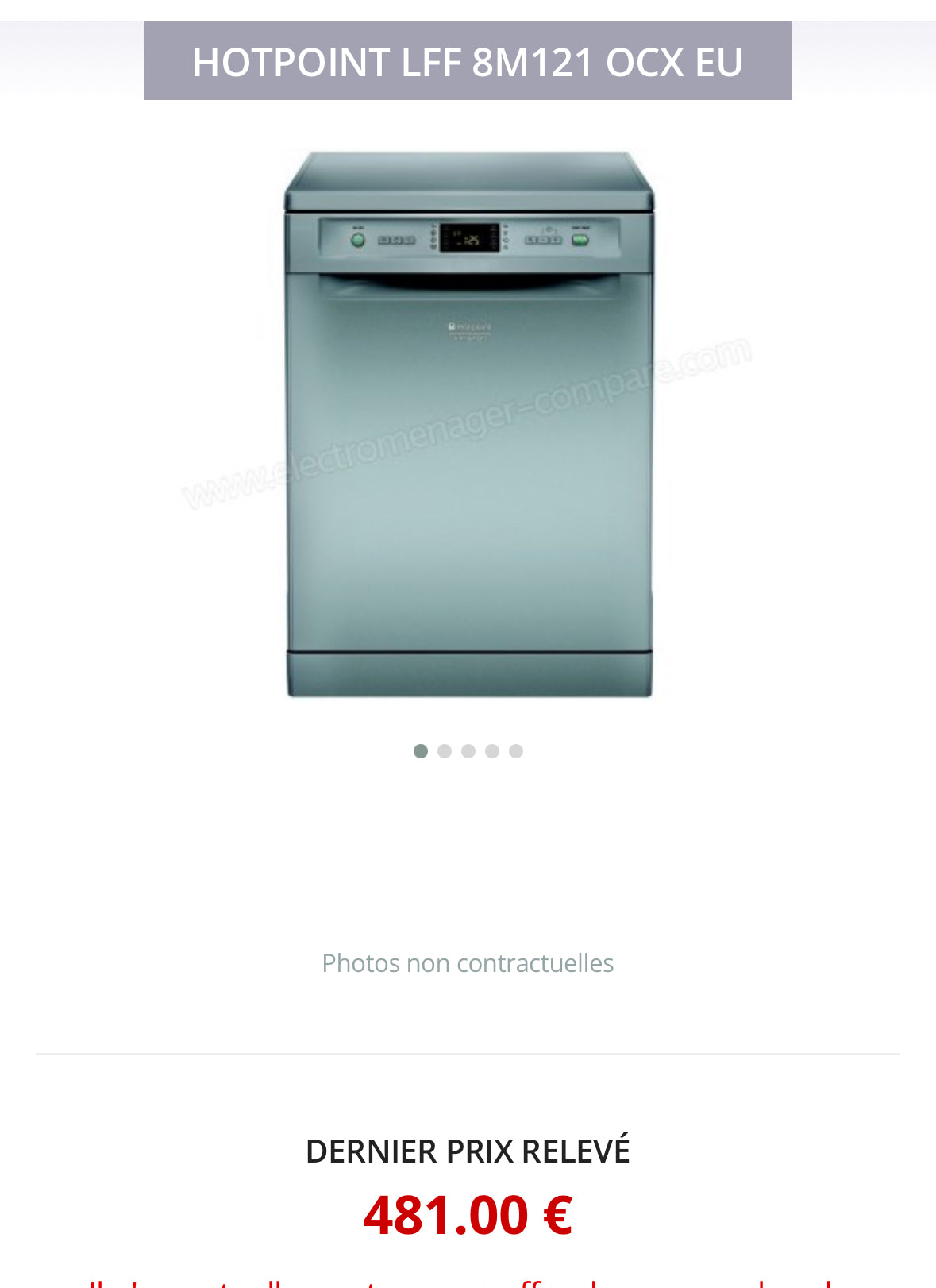 Lave-Vaisselle HOTPOINT-ARISTON 14 Couverts GARANTIE 1 AN