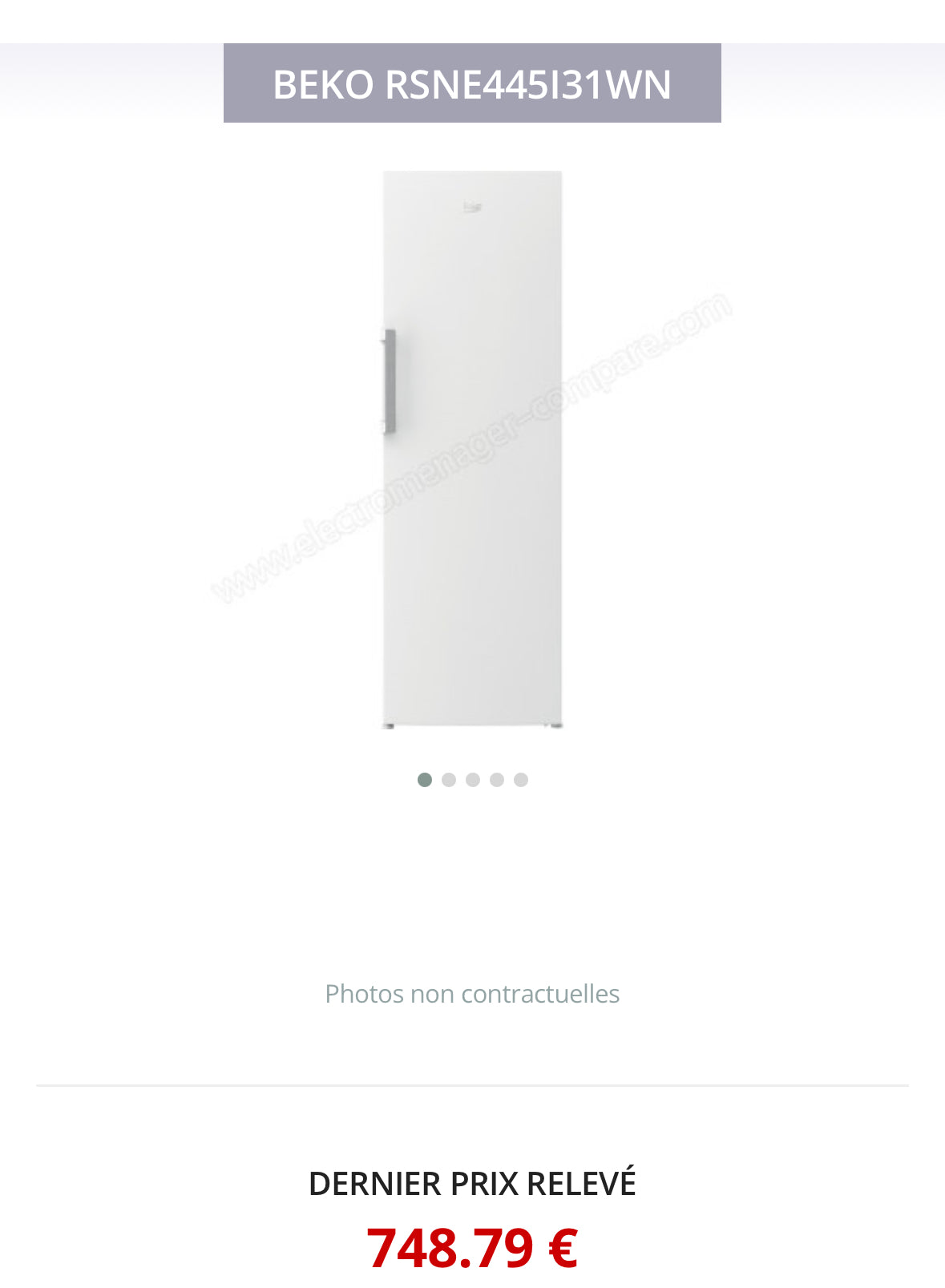 Réfrigérateur Simple BEKO No Frost GARANTIE 1 AN