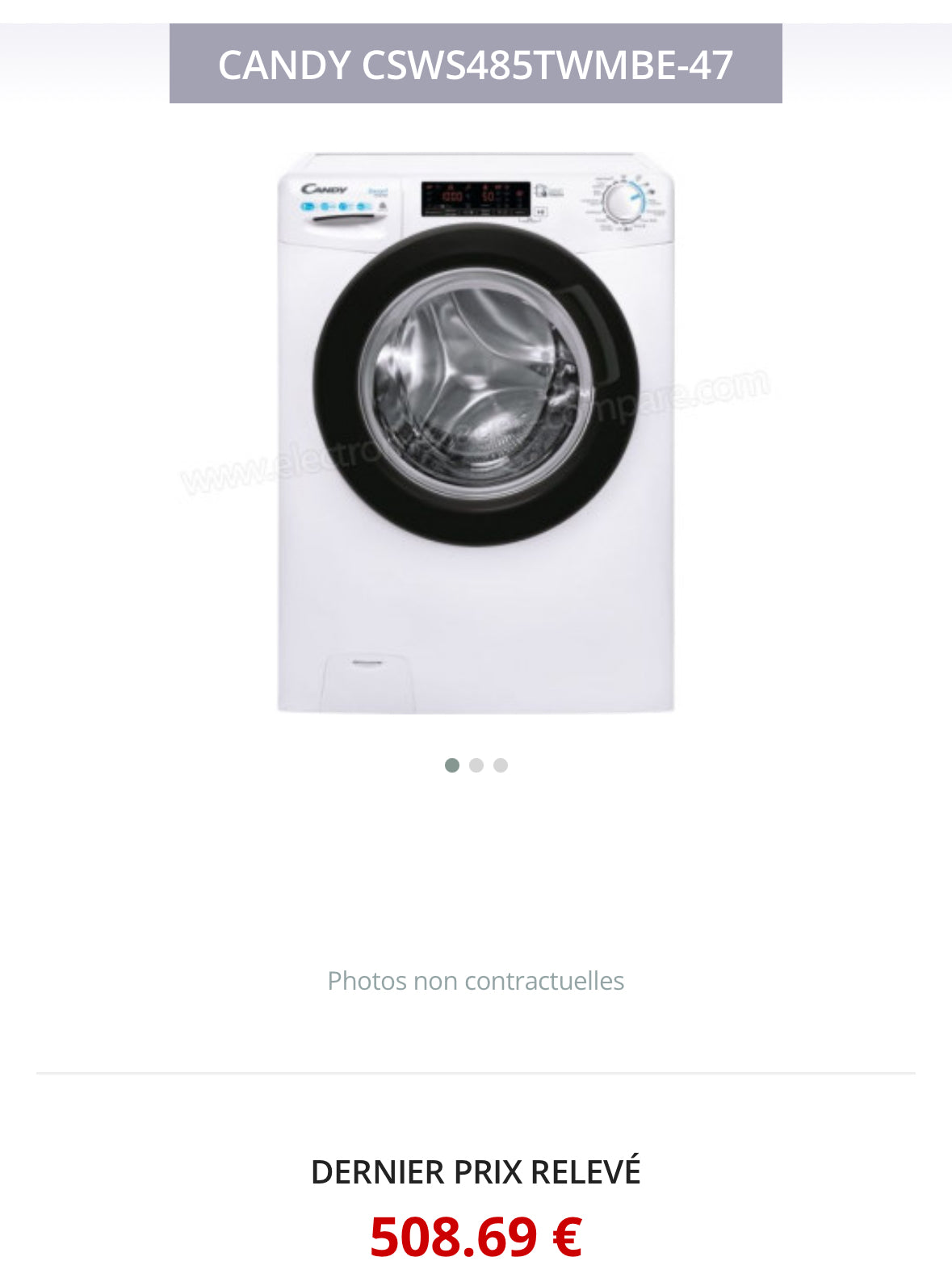 Lave-Linge Séchant CANDY 8 + 5 Kg GARANTIE 1 AN