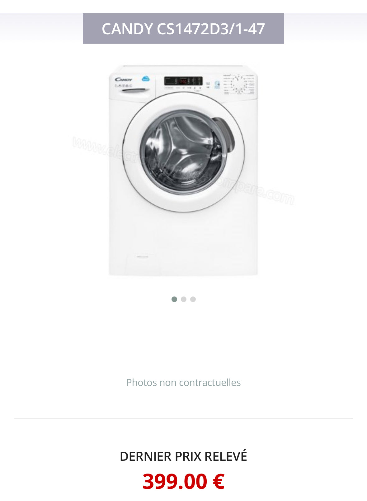 Lave-Linge CANDY 7 Kg GARANTIE 1 AN