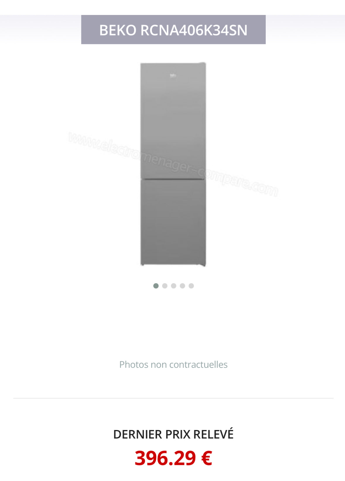 Frigo Combiné BEKO Froid Ventilé GARANTIE 1 AN