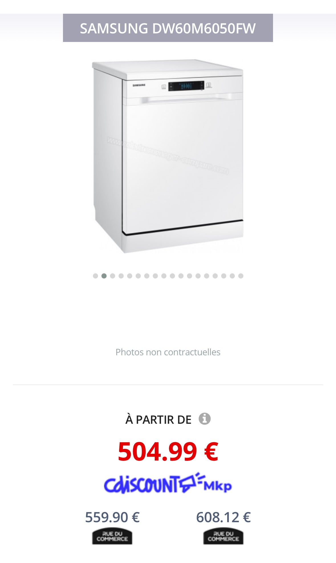 Lave-Vaisselle SAMSUNG 14 Couverts GARANTIE 1 AN