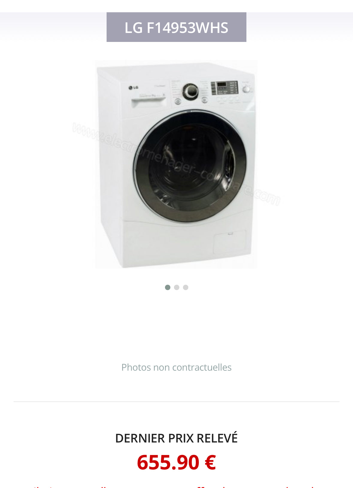 Lave-Linge LG 9 Kg DirectDrive GARANTIE 1 AN