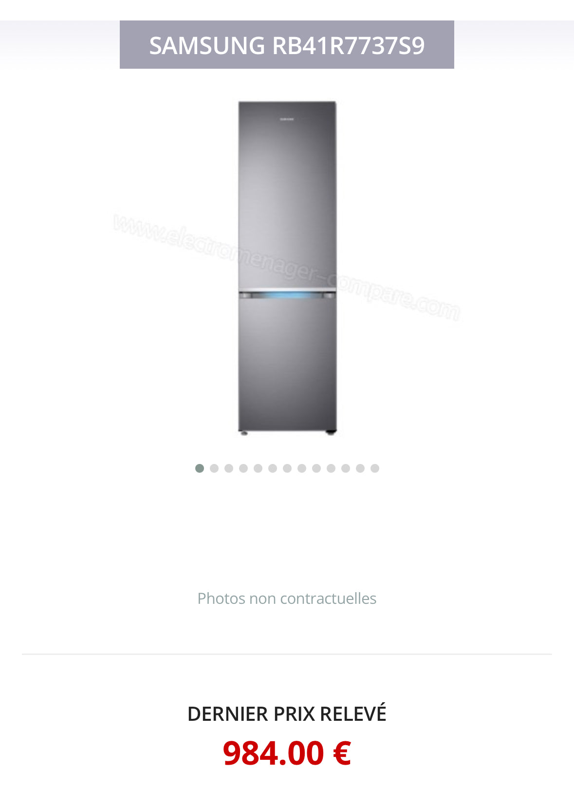 Frigo Combiné SAMSUNG Froid Ventilé GARANTIE 1 AN
