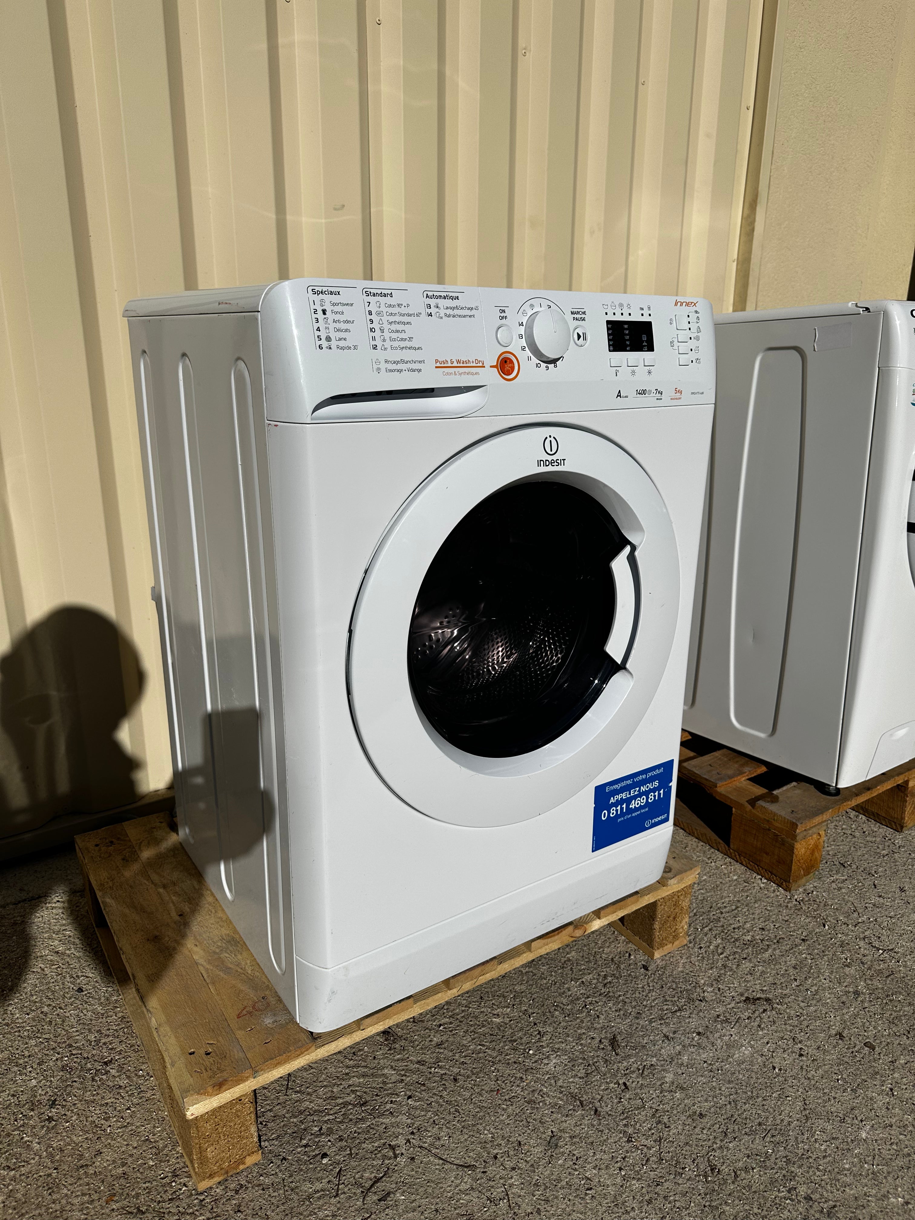 Lave-linge Séchant INDESIT 7+5Kg GARANTIE 1 AN