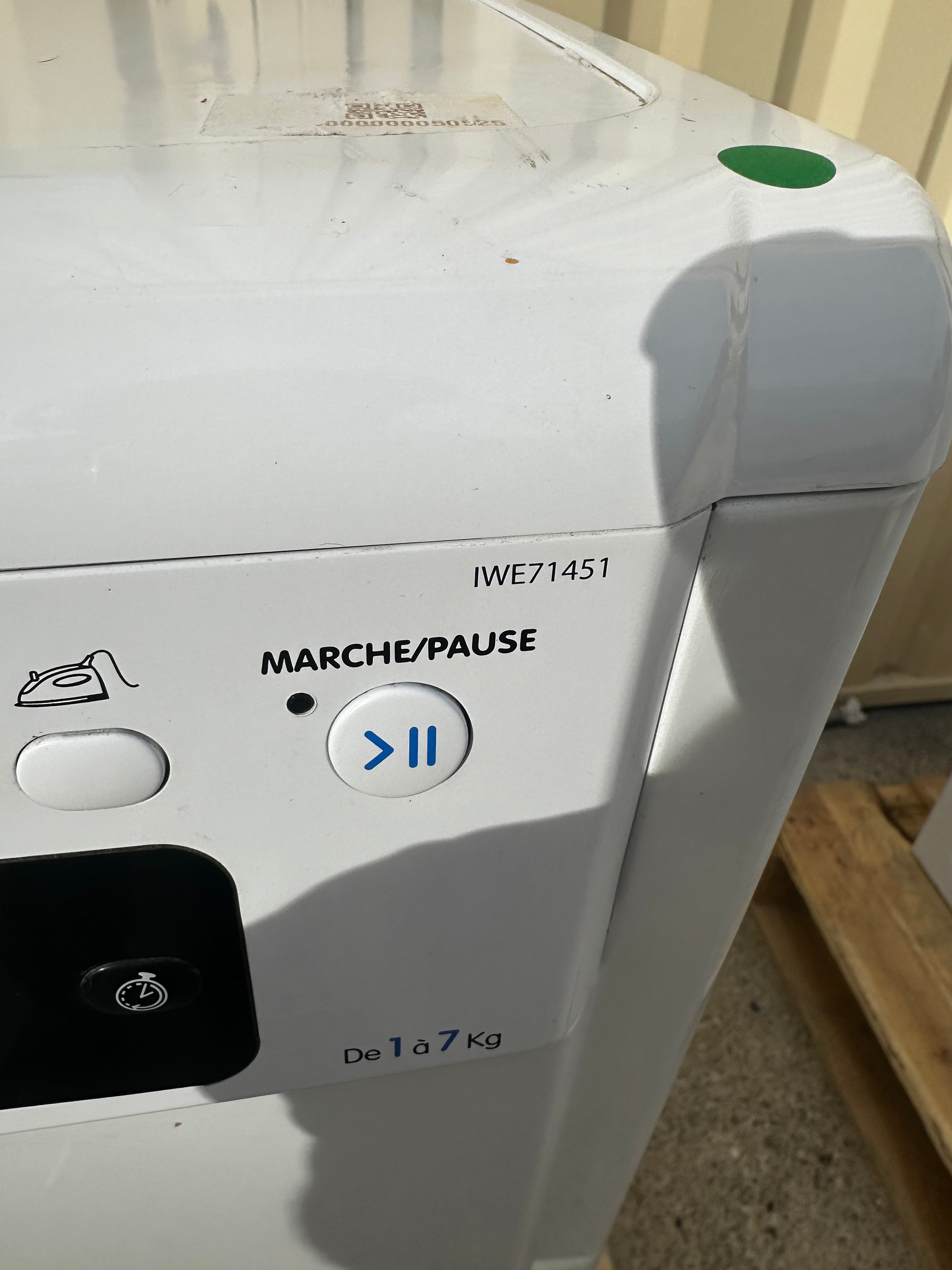 Lave-linge INDESIT 7 Kg GARANTIE 1 An