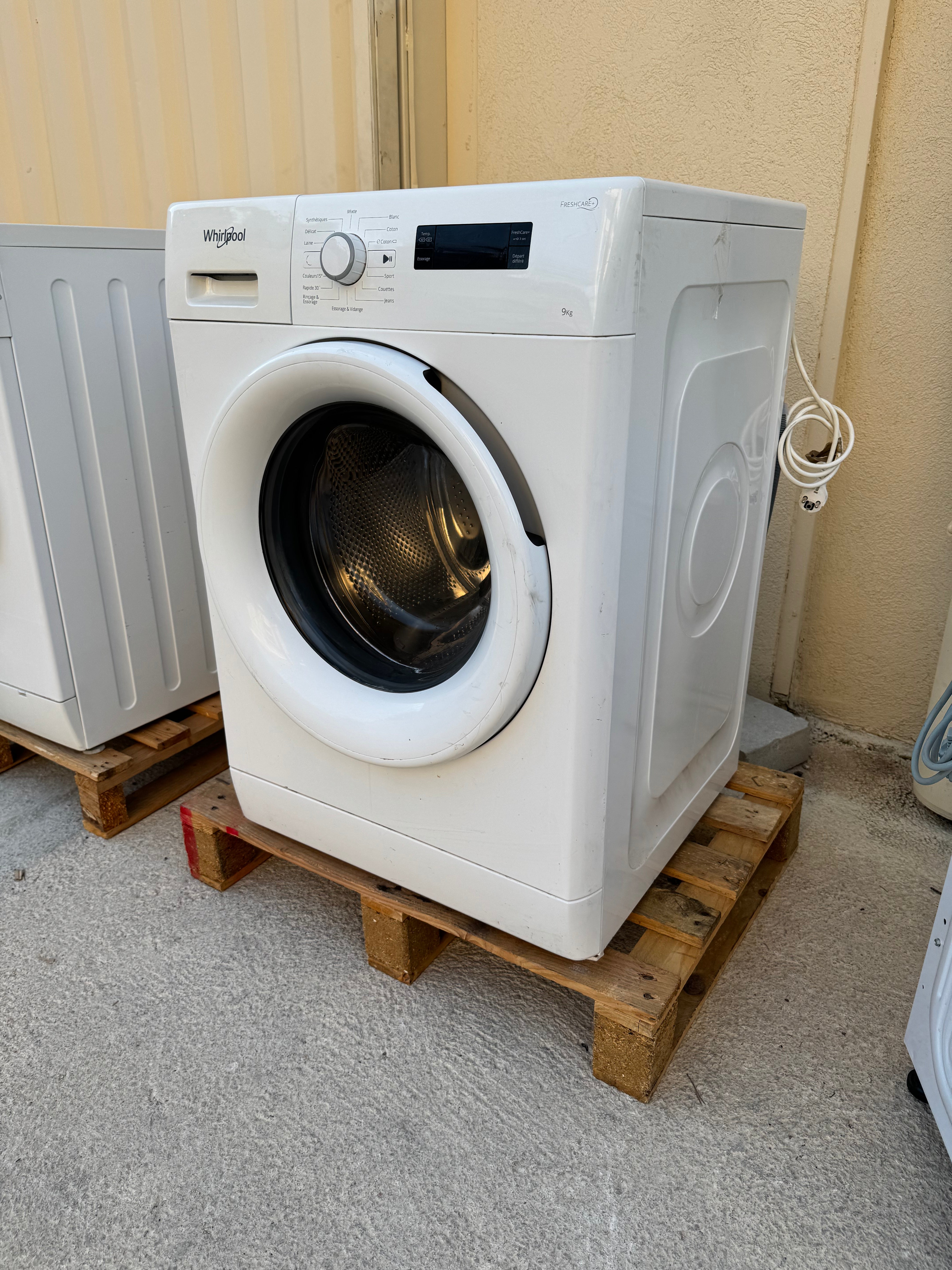 Lave-Linge WHIRLPOOL 9 Kg GARANTIE 1 AN