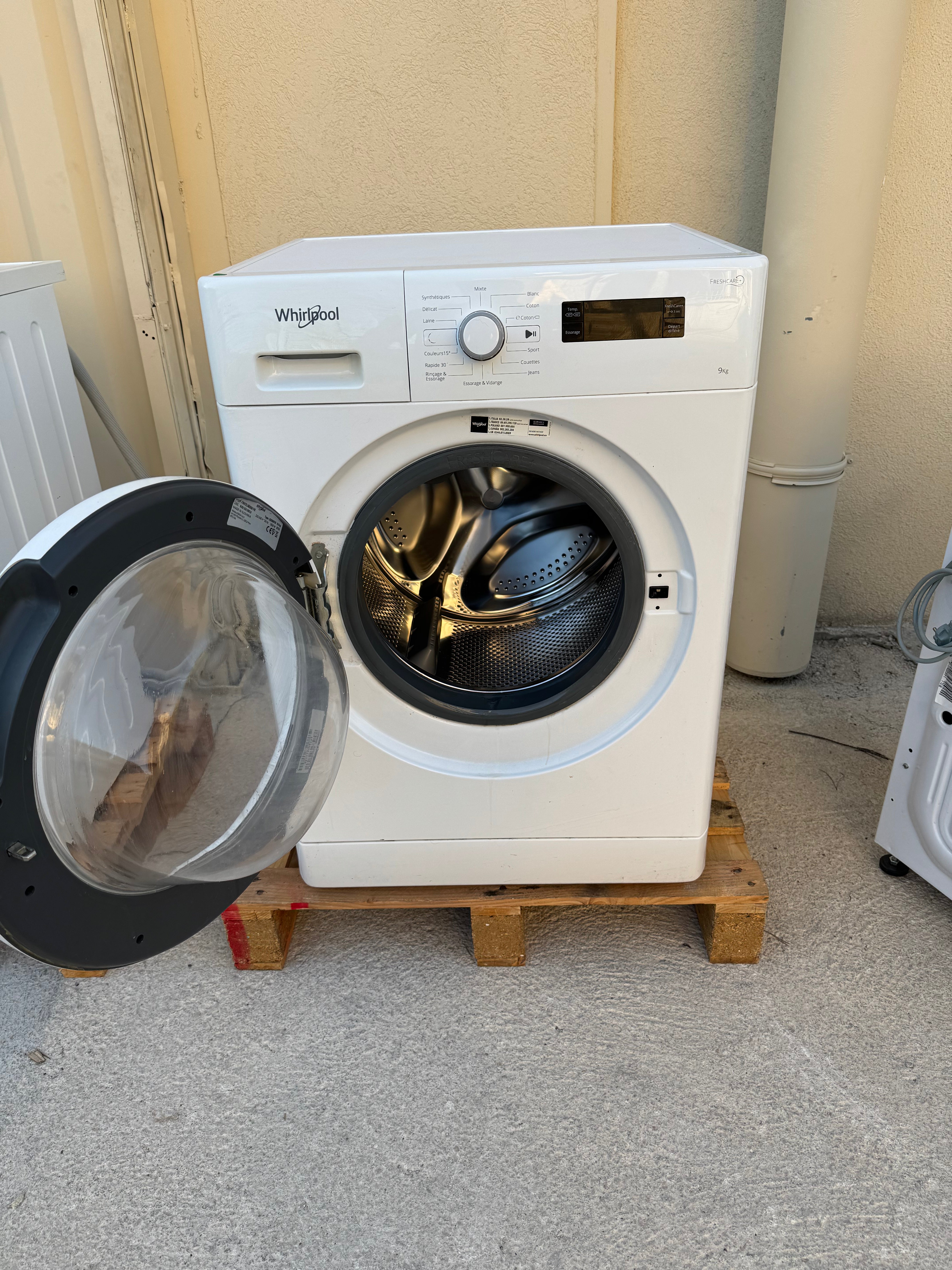 Lave-Linge WHIRLPOOL 9 Kg GARANTIE 1 AN