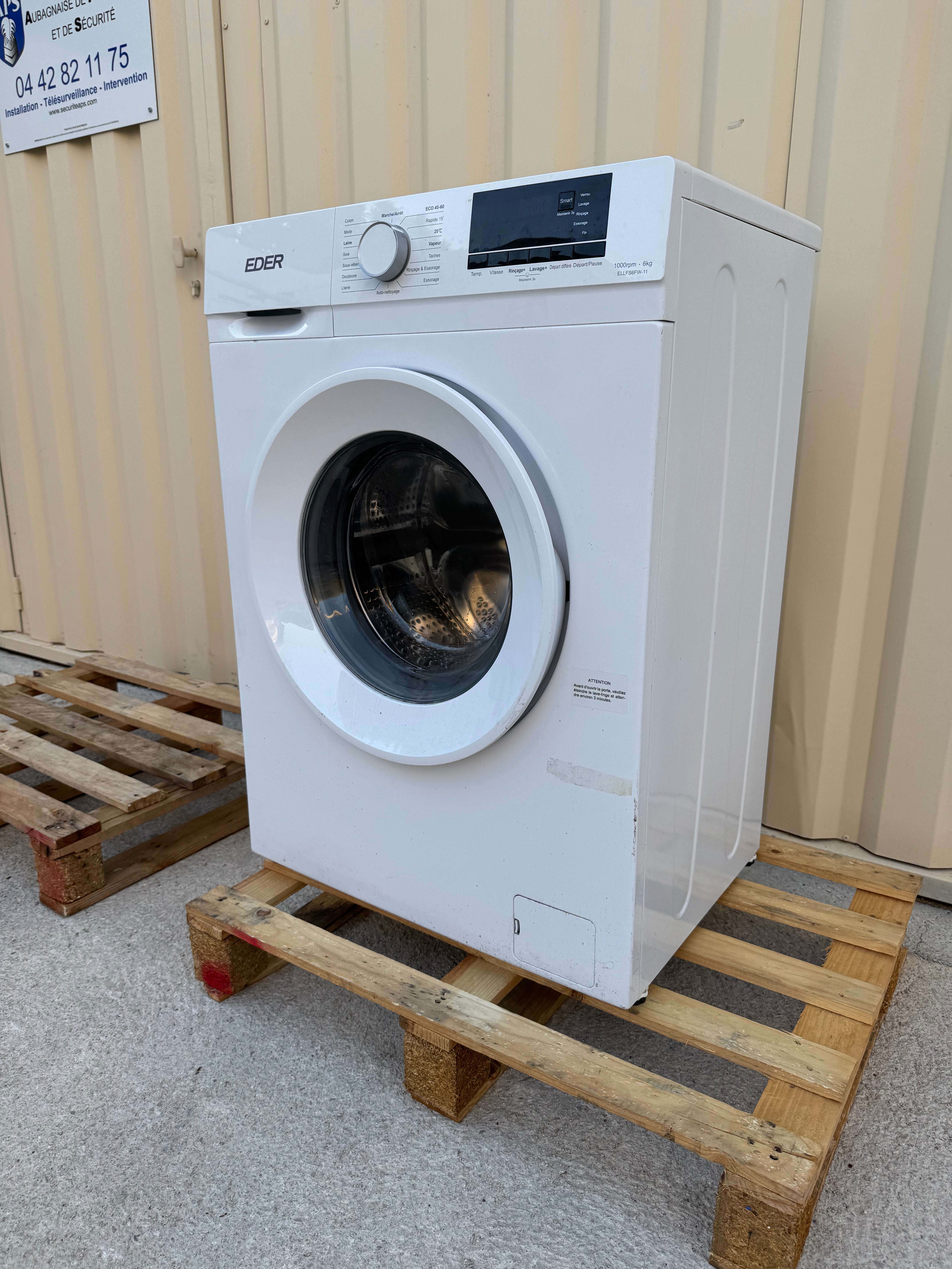 Lave-Linge EDER 6 Kg GARANTIE 1 AN