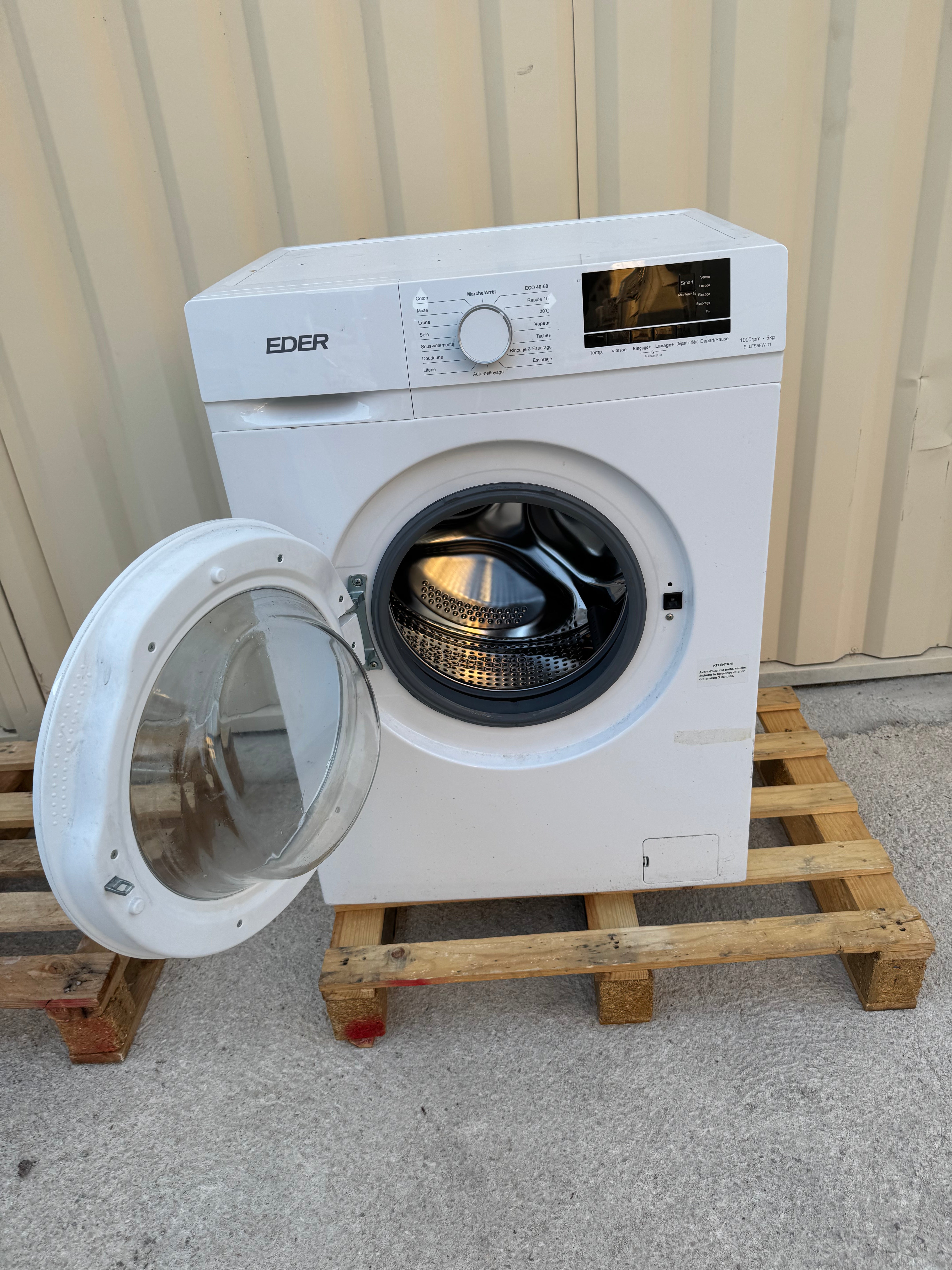 Lave-Linge EDER 6 Kg GARANTIE 1 AN