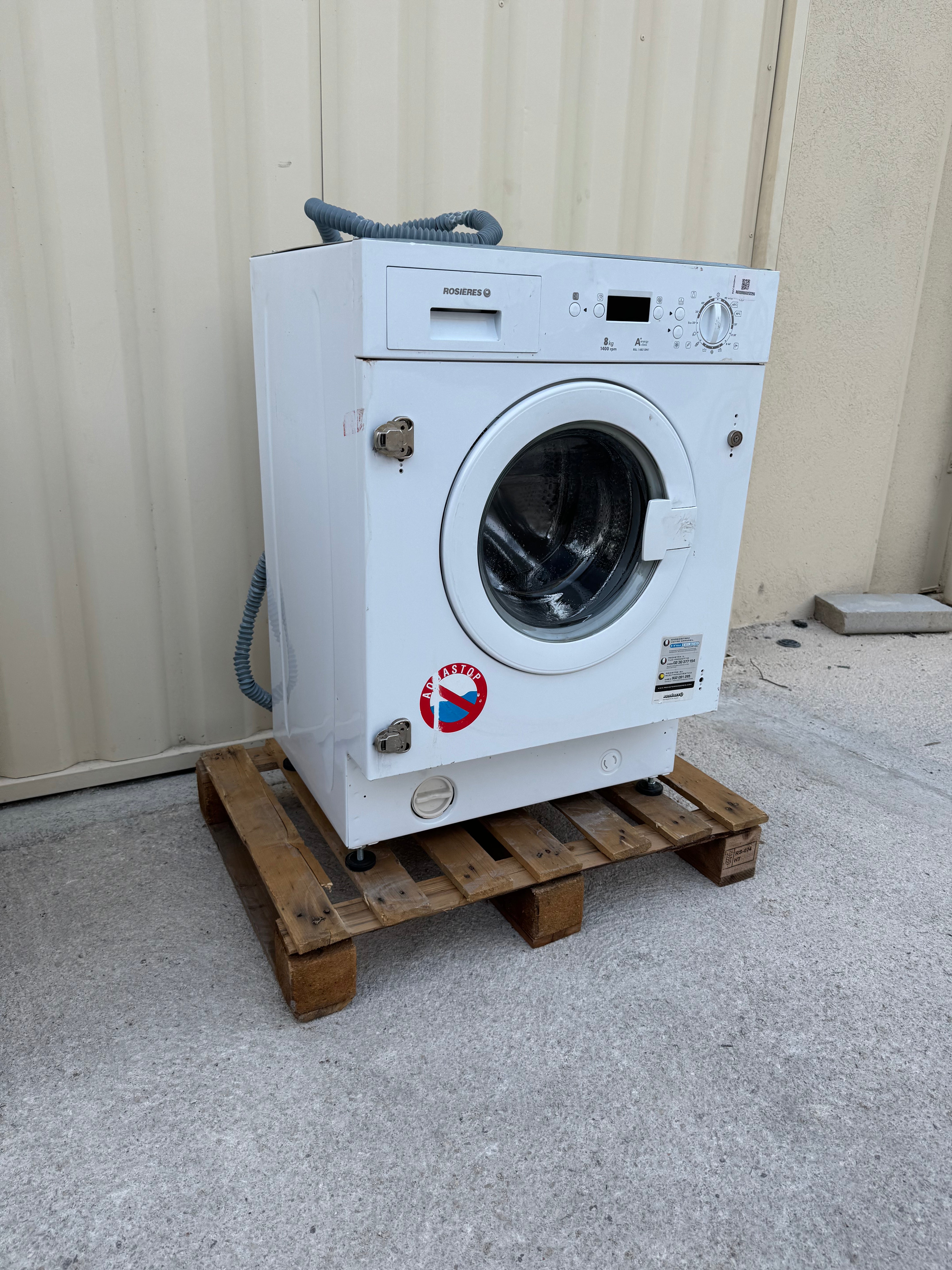 Lave-Linge ROSIÈRES 8 Kg GARANTIE 1 AN
