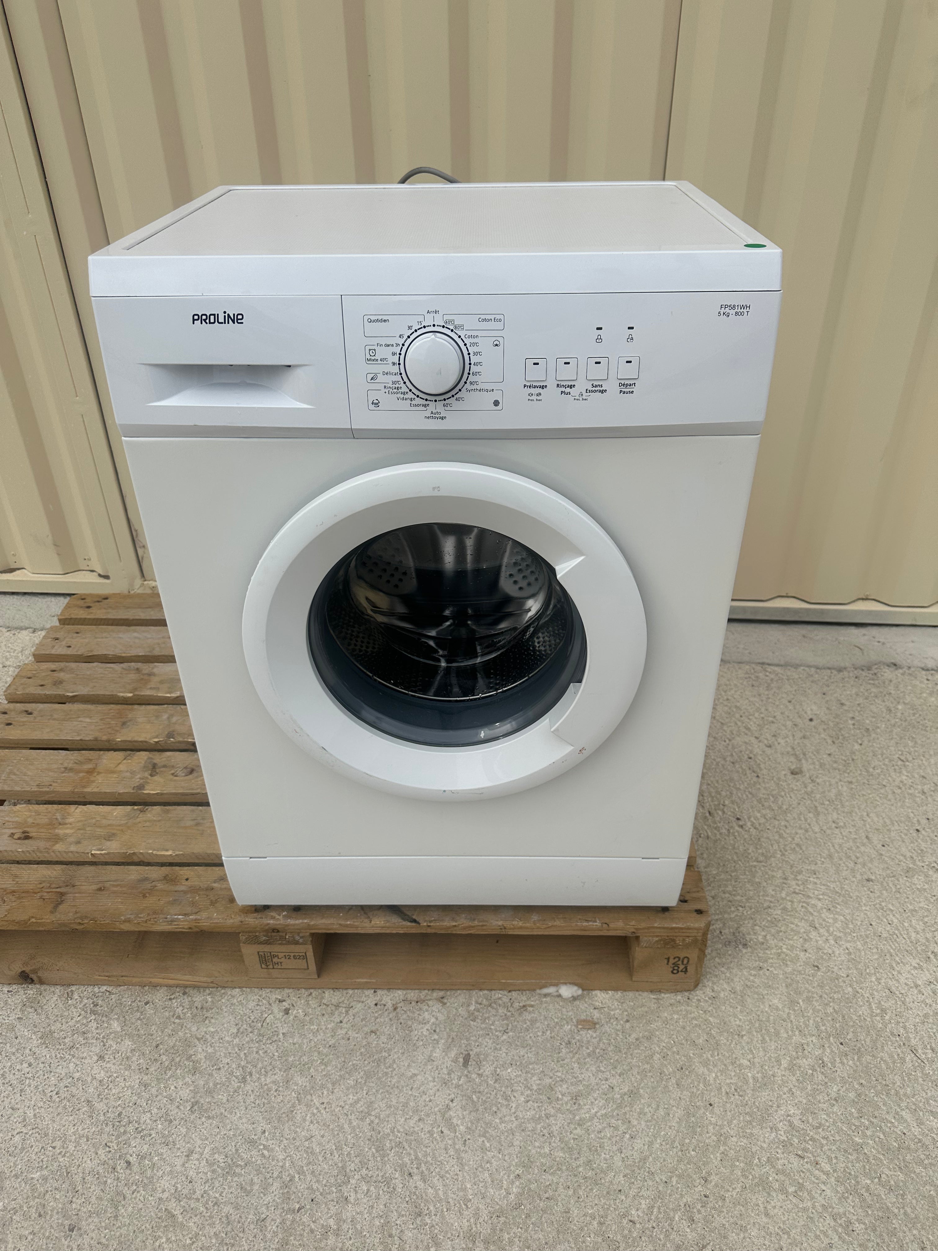 Lave-Linge PROLINE 5 Kg GARANTIE 1 AN