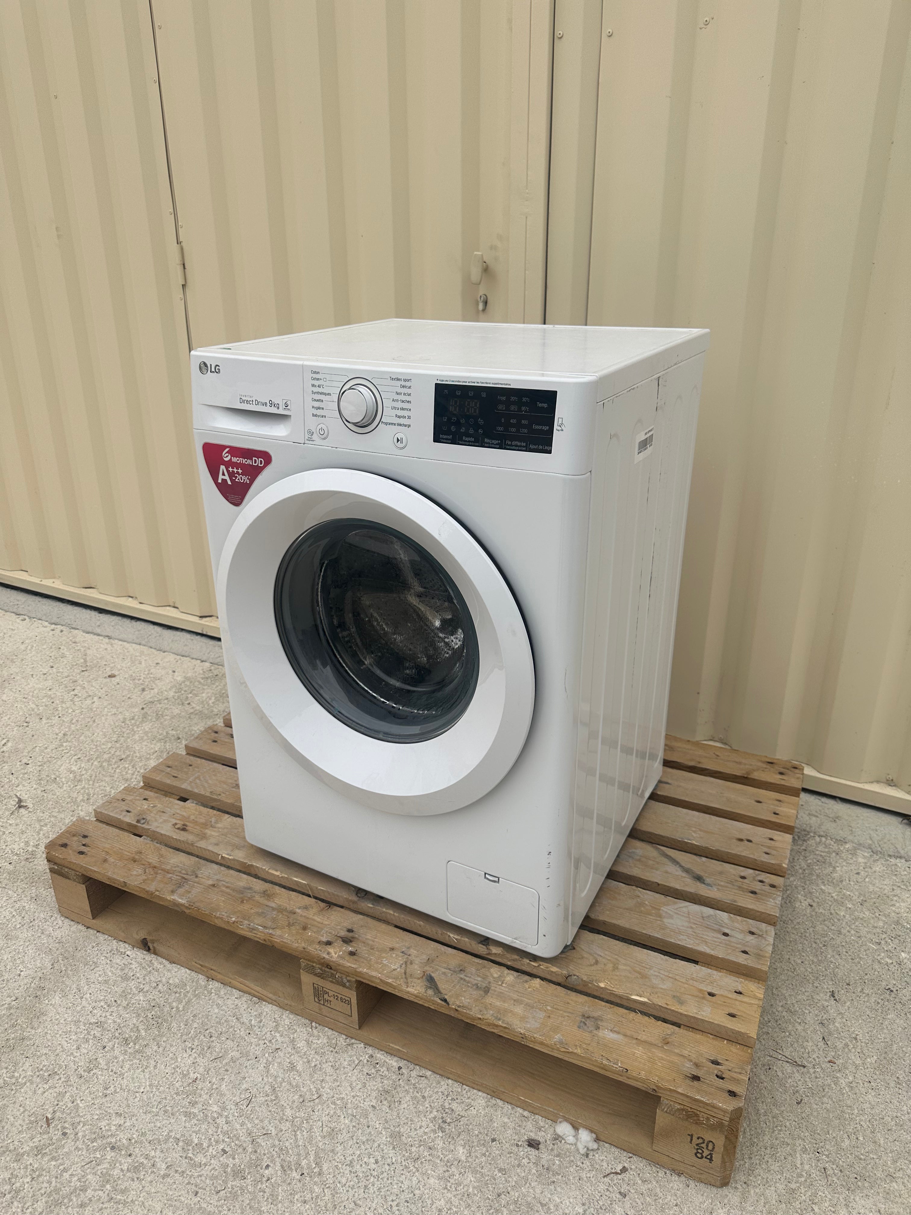 Lave-Linge LG 9 Kg GARANTIE 1 AN