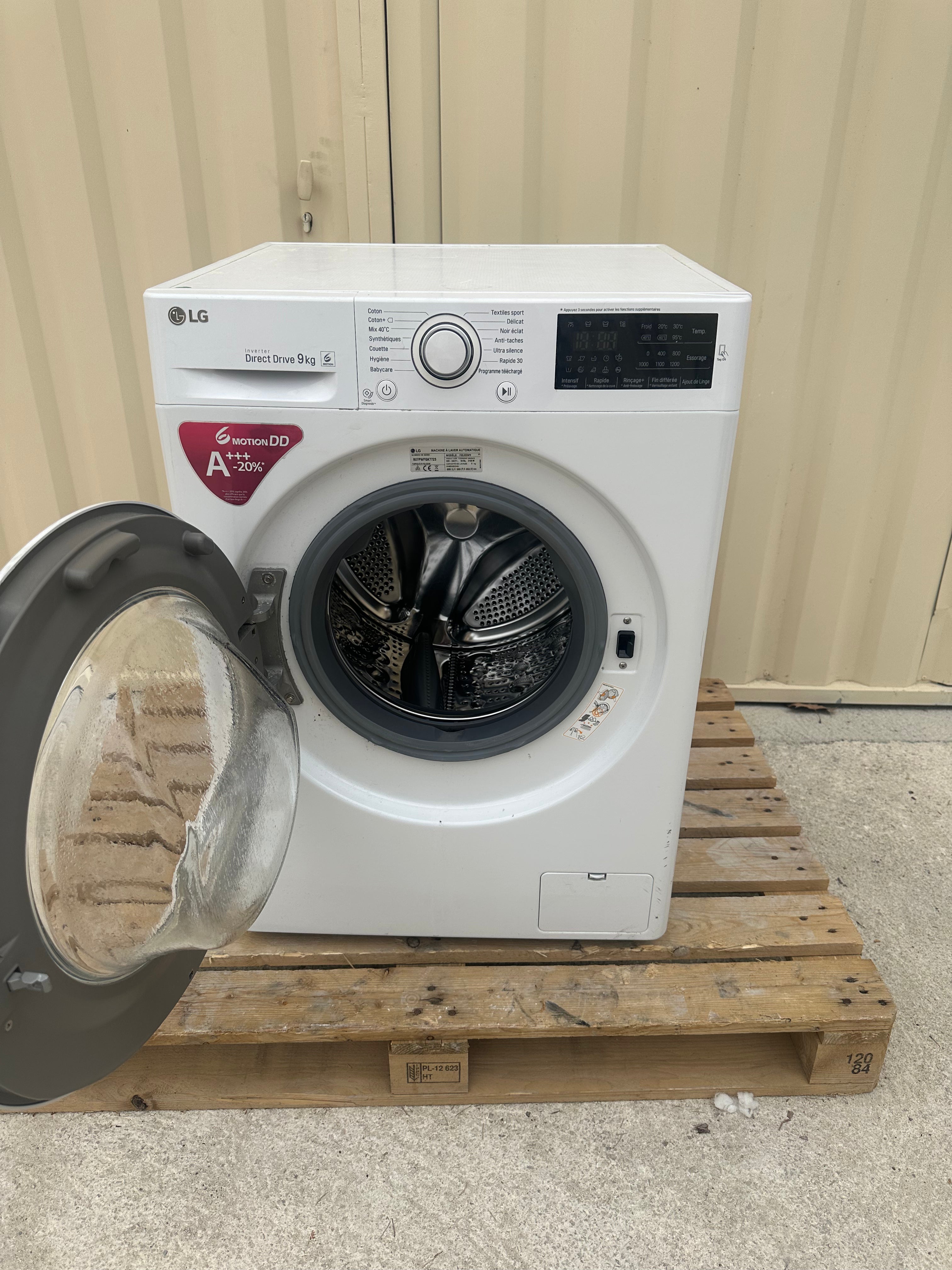 Lave-Linge LG 9 Kg GARANTIE 1 AN