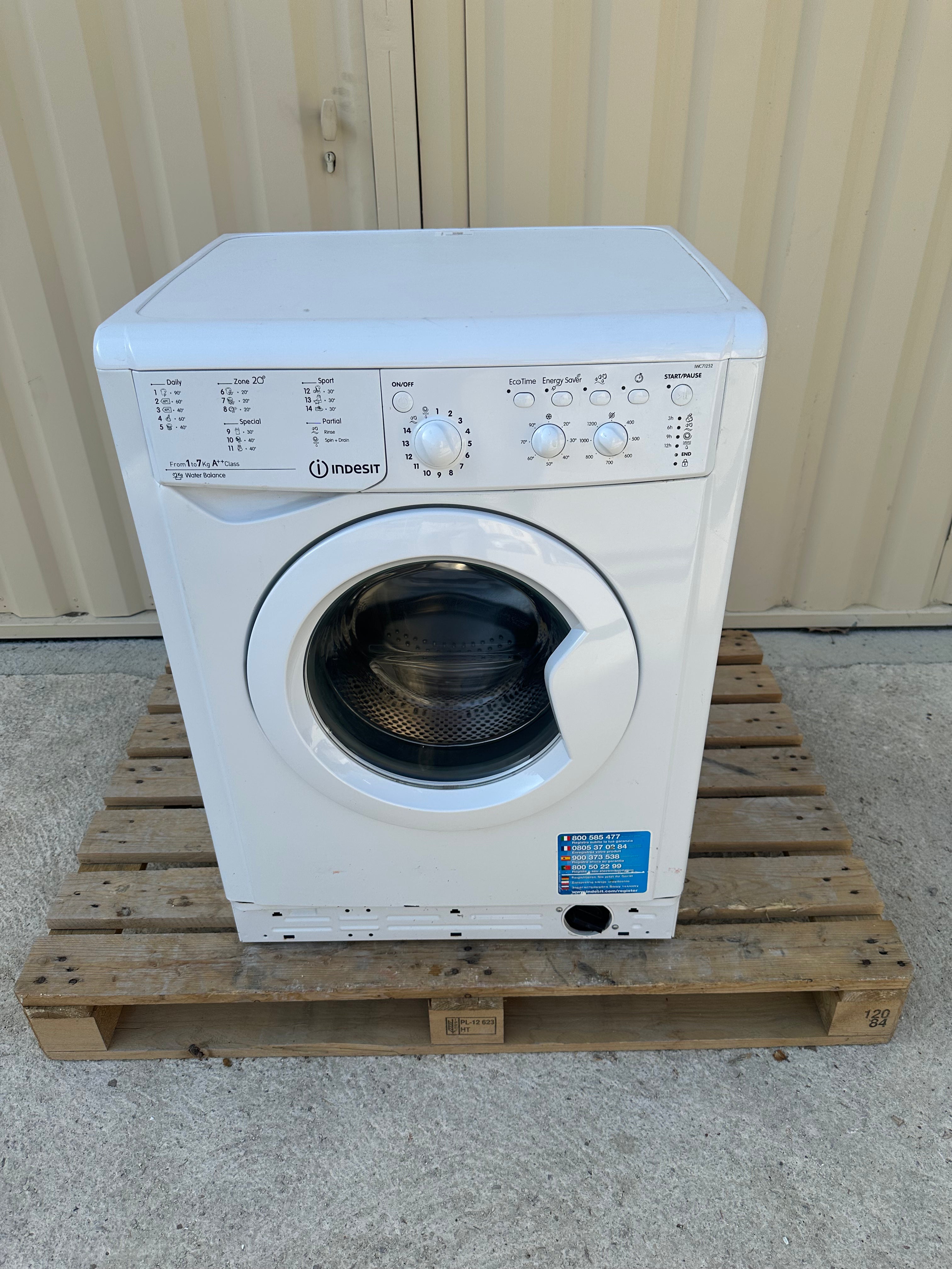 Lave-Linge INDESIT 7 Kg GARANTIE 1 AN
