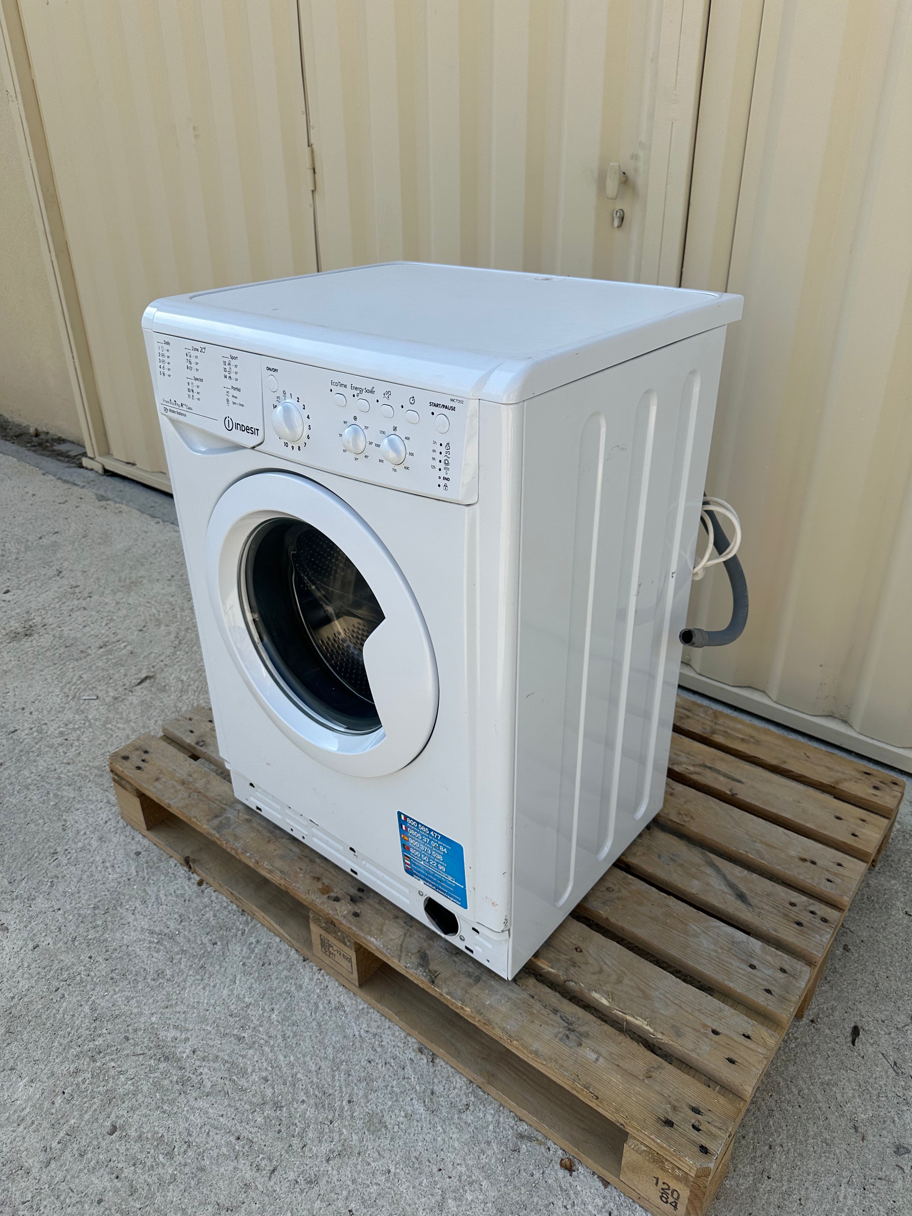 Lave-Linge INDESIT 7 Kg GARANTIE 1 AN