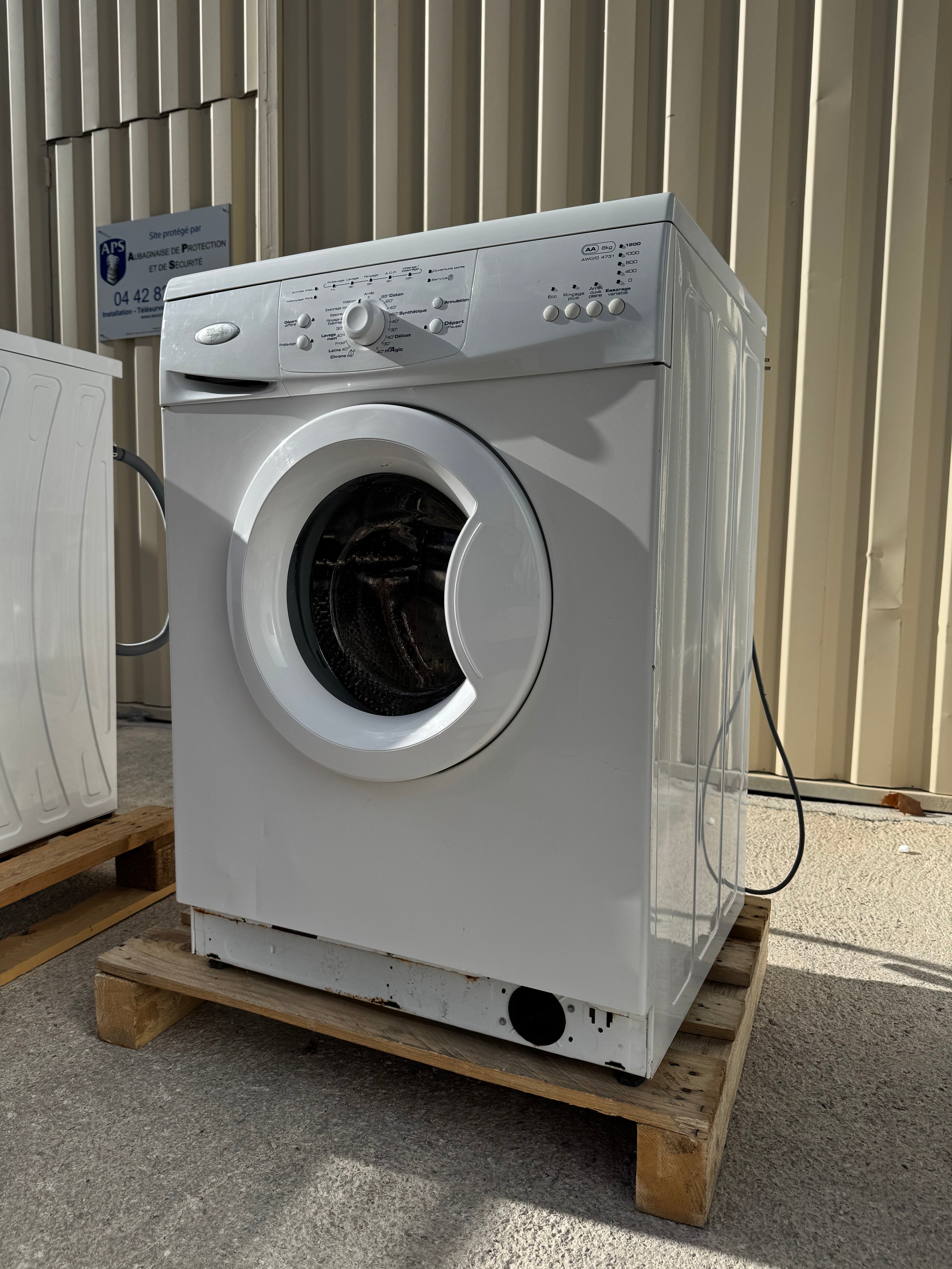Lave-Linge WHIRLPOOL 6 Kg GARANTIE 1 AN