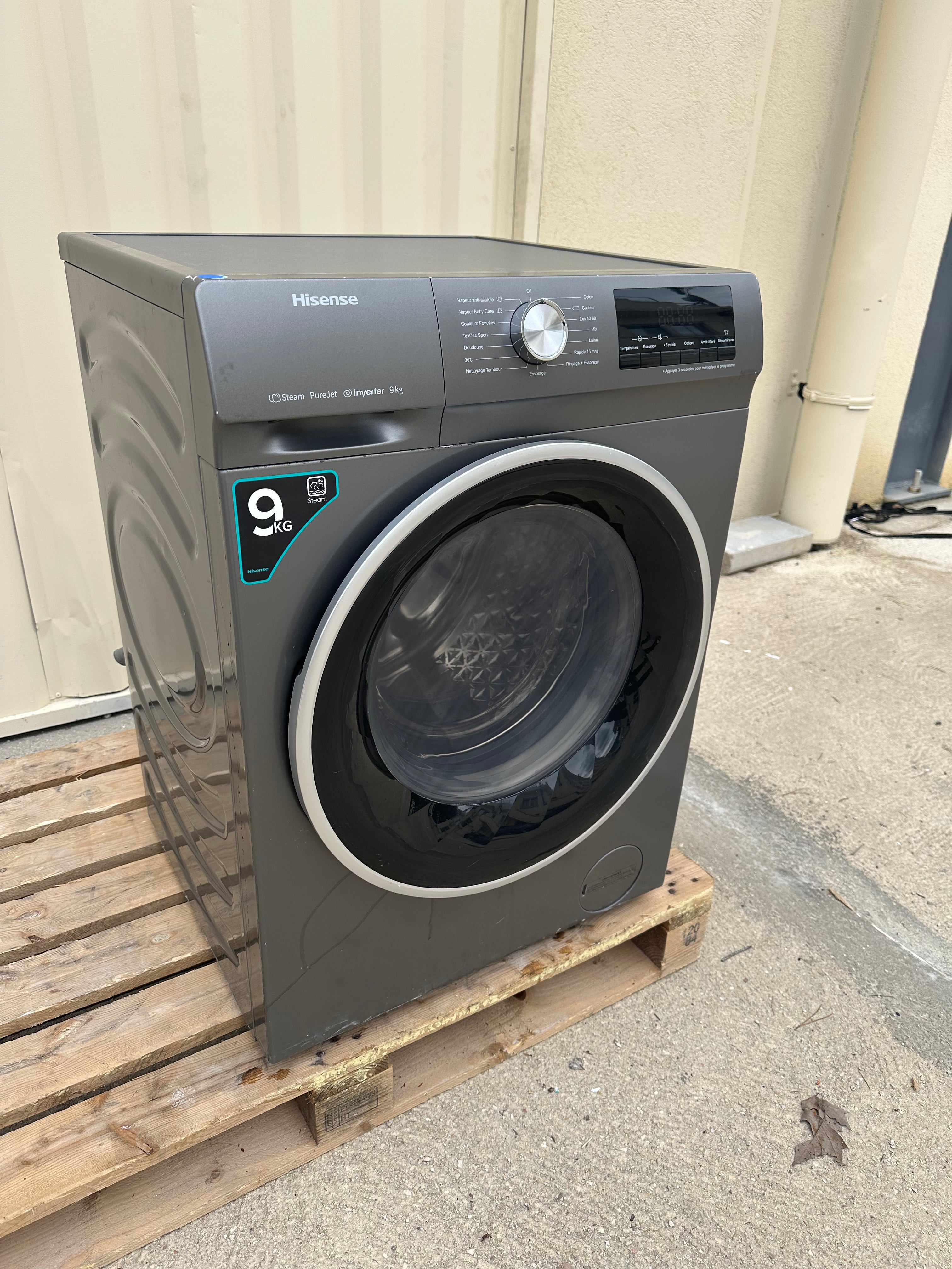 Lave-Linge HISENSE 9 Kg GARANTIE 1 AN