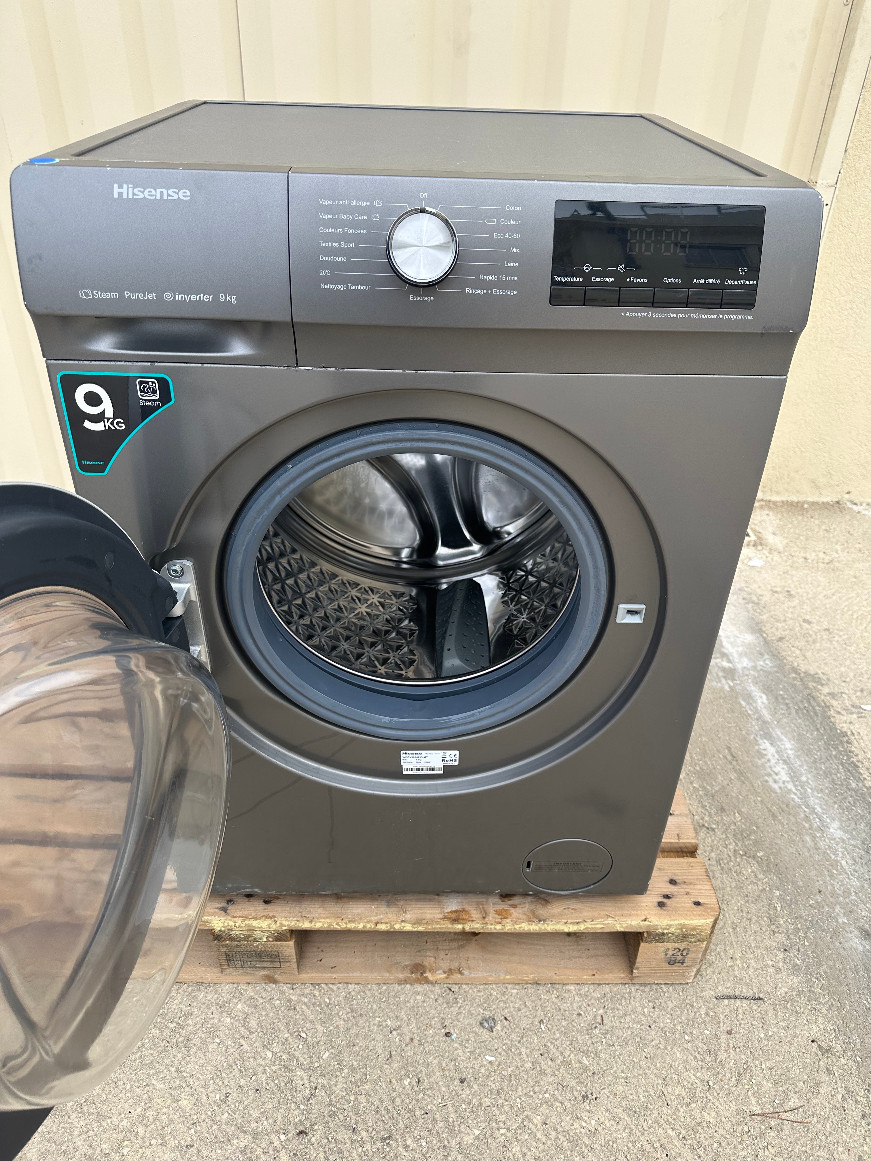 Lave-Linge HISENSE 9 Kg GARANTIE 1 AN