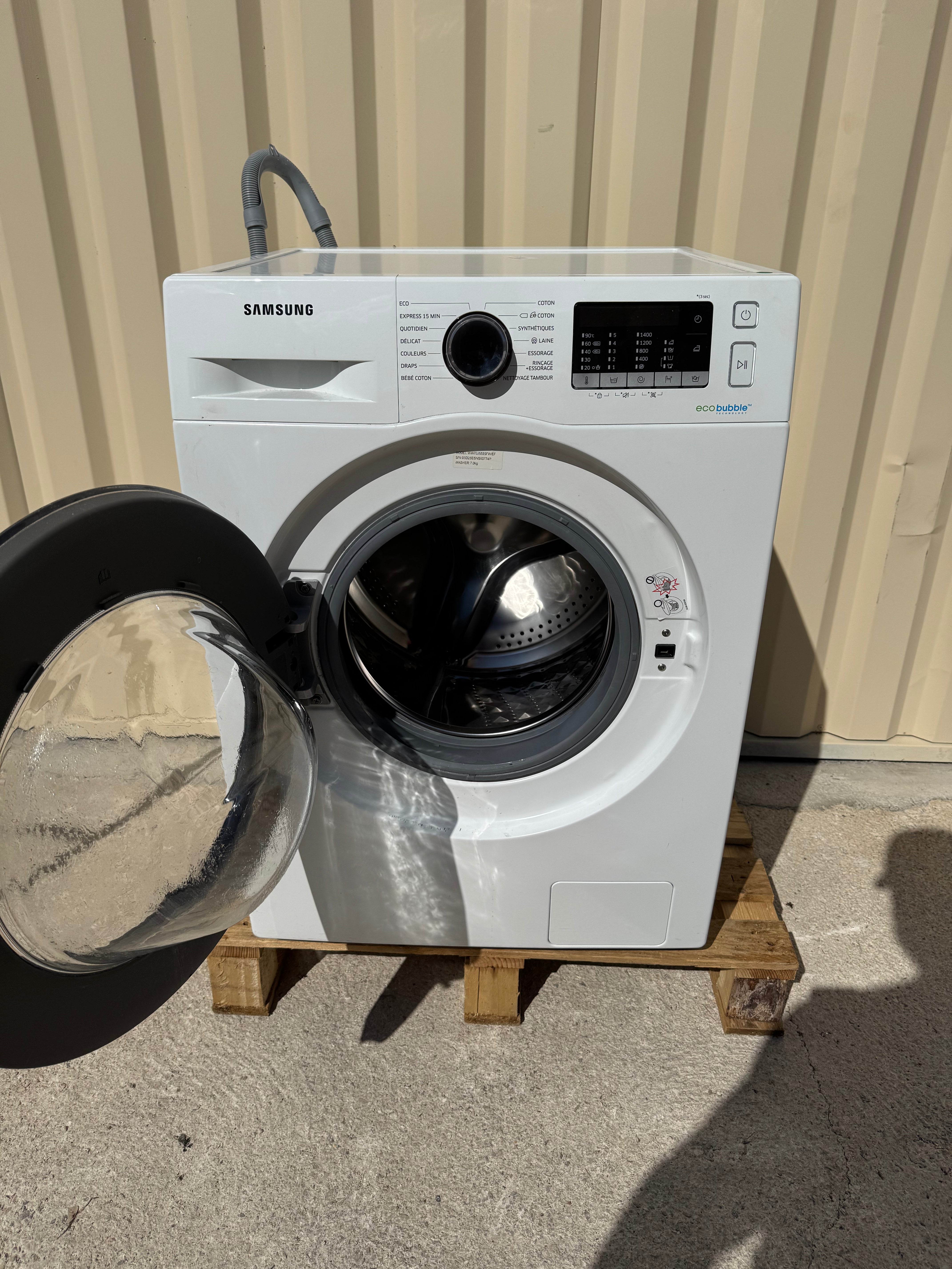 Lave-Linge SAMSUNG 7 Kg GARANTIE 1 AN