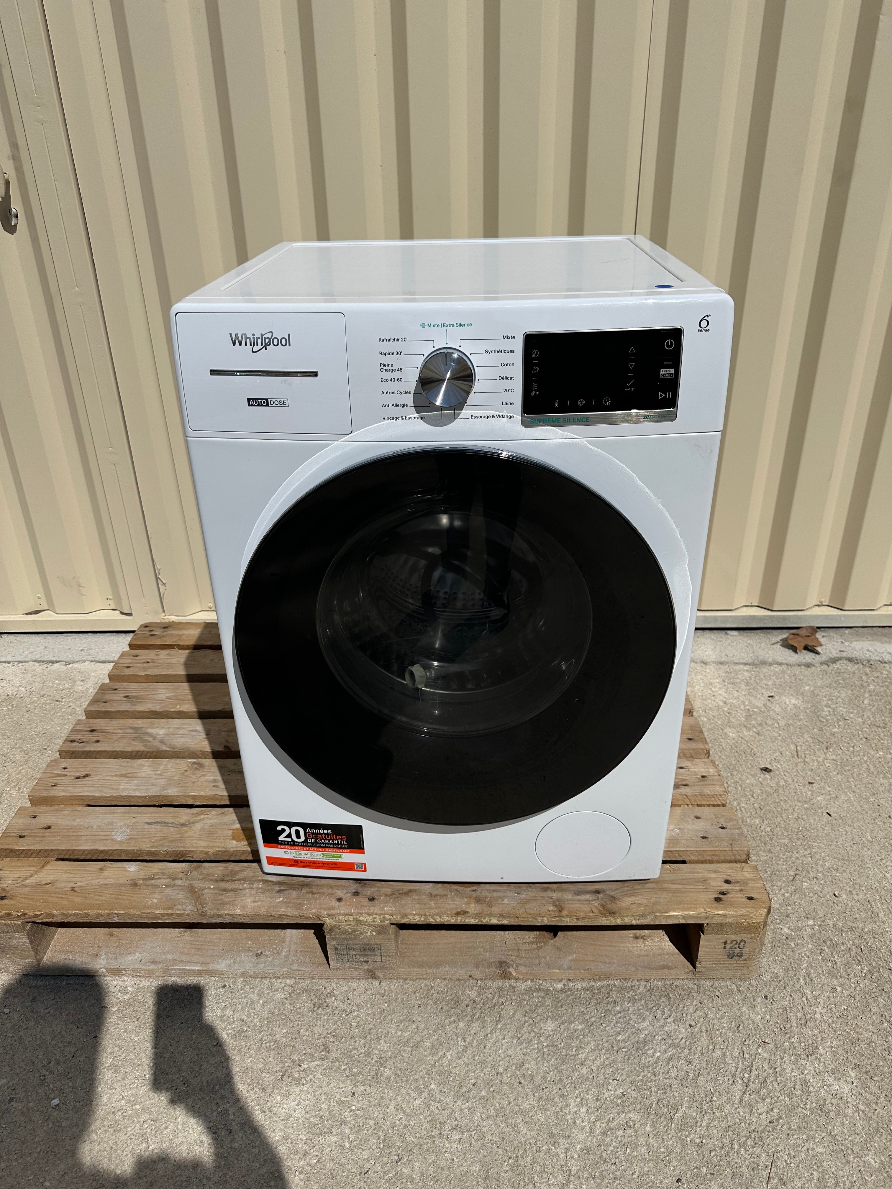 Lave-Linge WHIRLPOOL 9 Kg GARANTIE 2 ANS