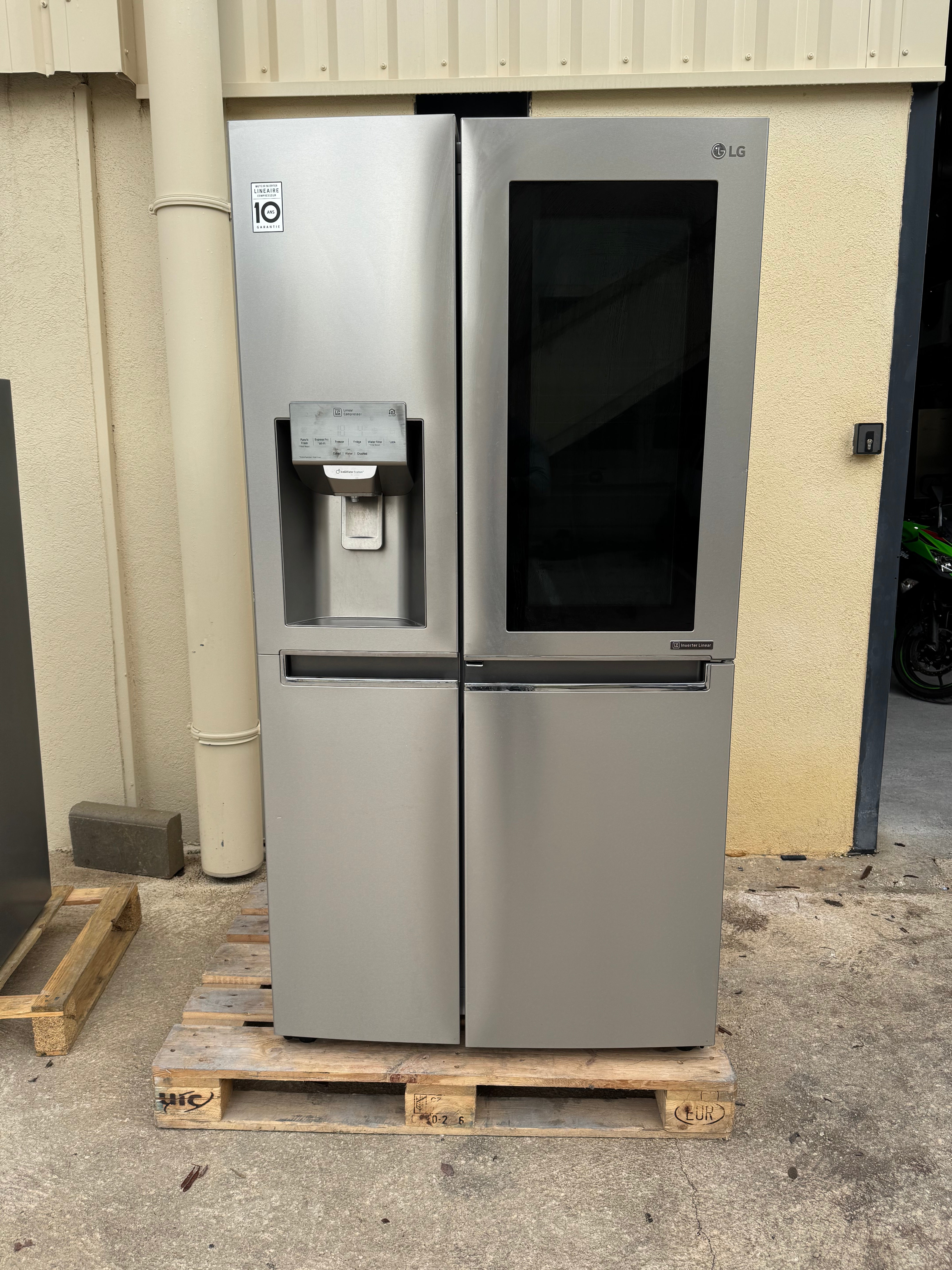Frigo Américain LG Vitrine Avec Glaçons, Glace Pilée et Eau Fraîche GARANTIE 1 AN