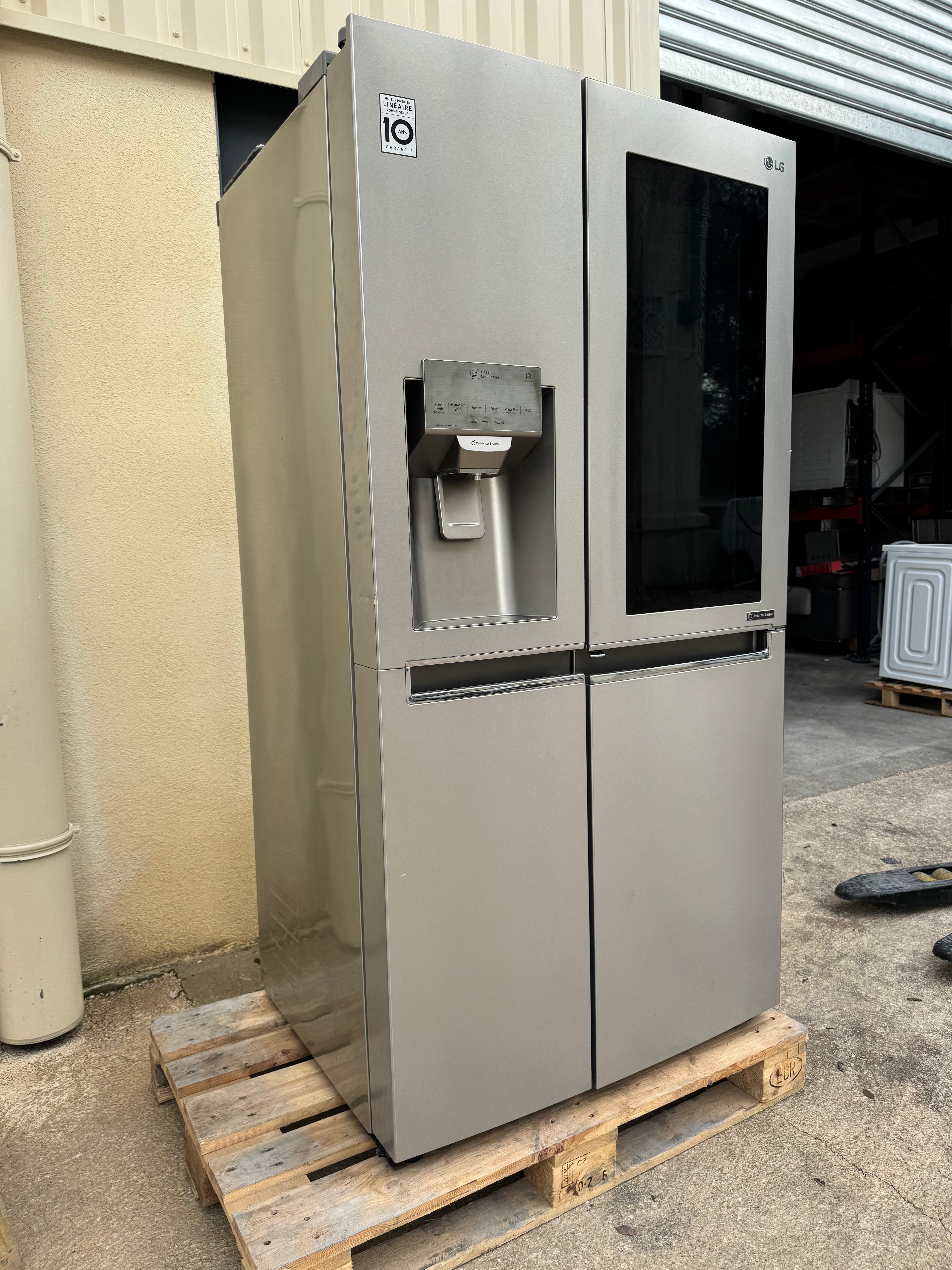 Frigo Américain LG Vitrine Avec Glaçons, Glace Pilée et Eau Fraîche GARANTIE 1 AN