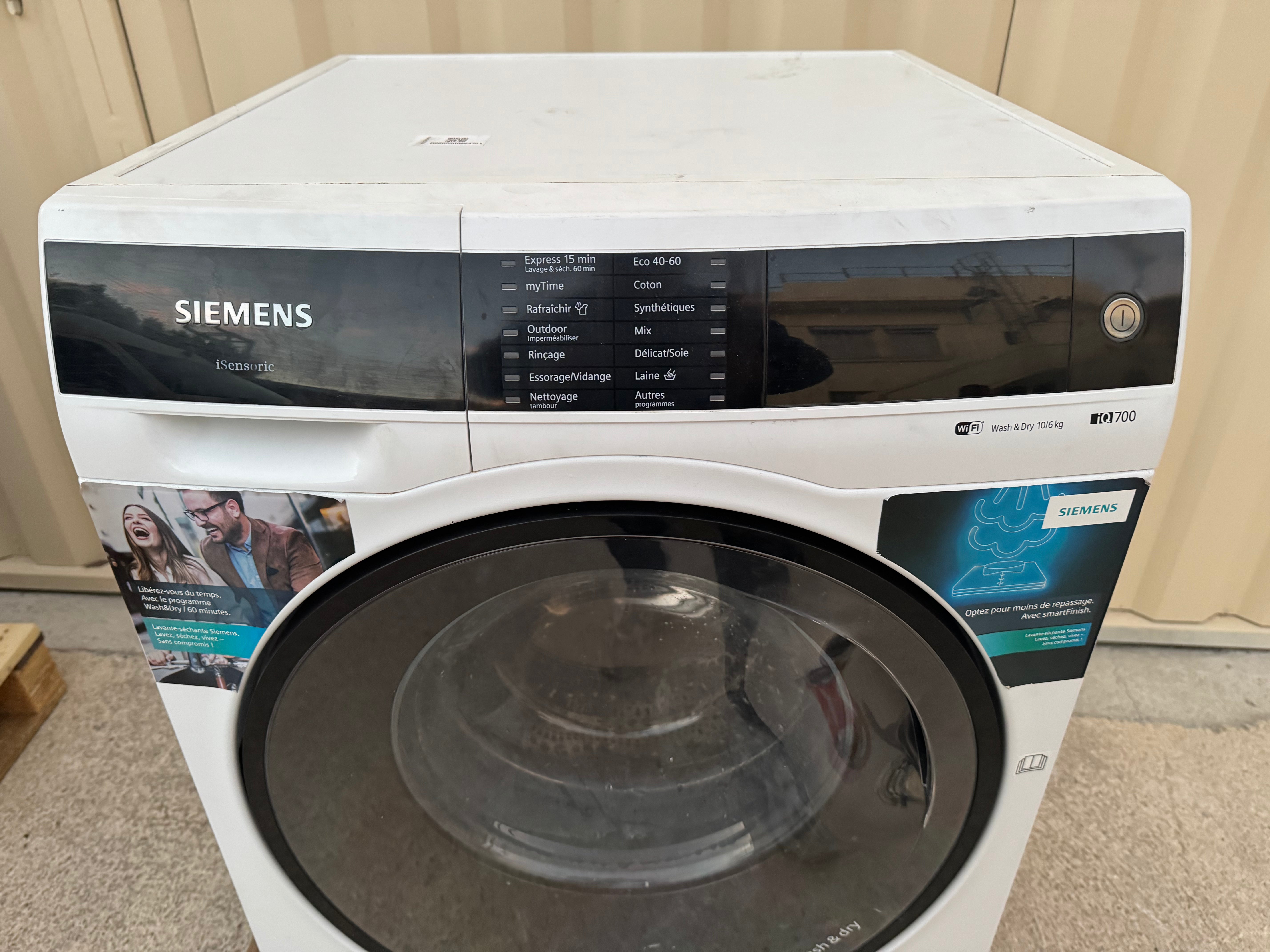 Lave-Linge Séchant SIEMENS 10/6 Kg GARANTIE 1 AN