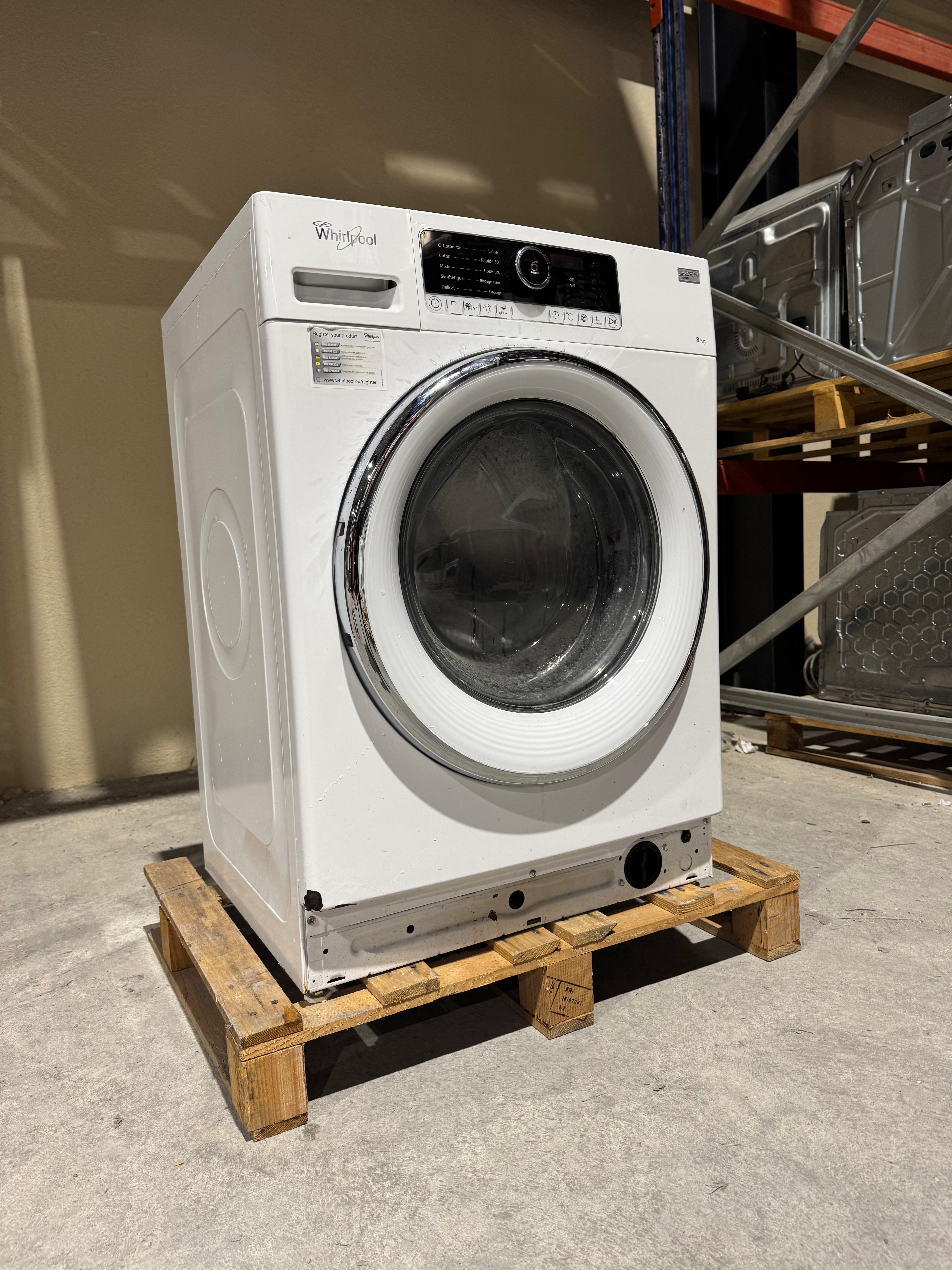 Lave-Linge WHIRLPOOL 8 Kg GARANTIE 1 AN