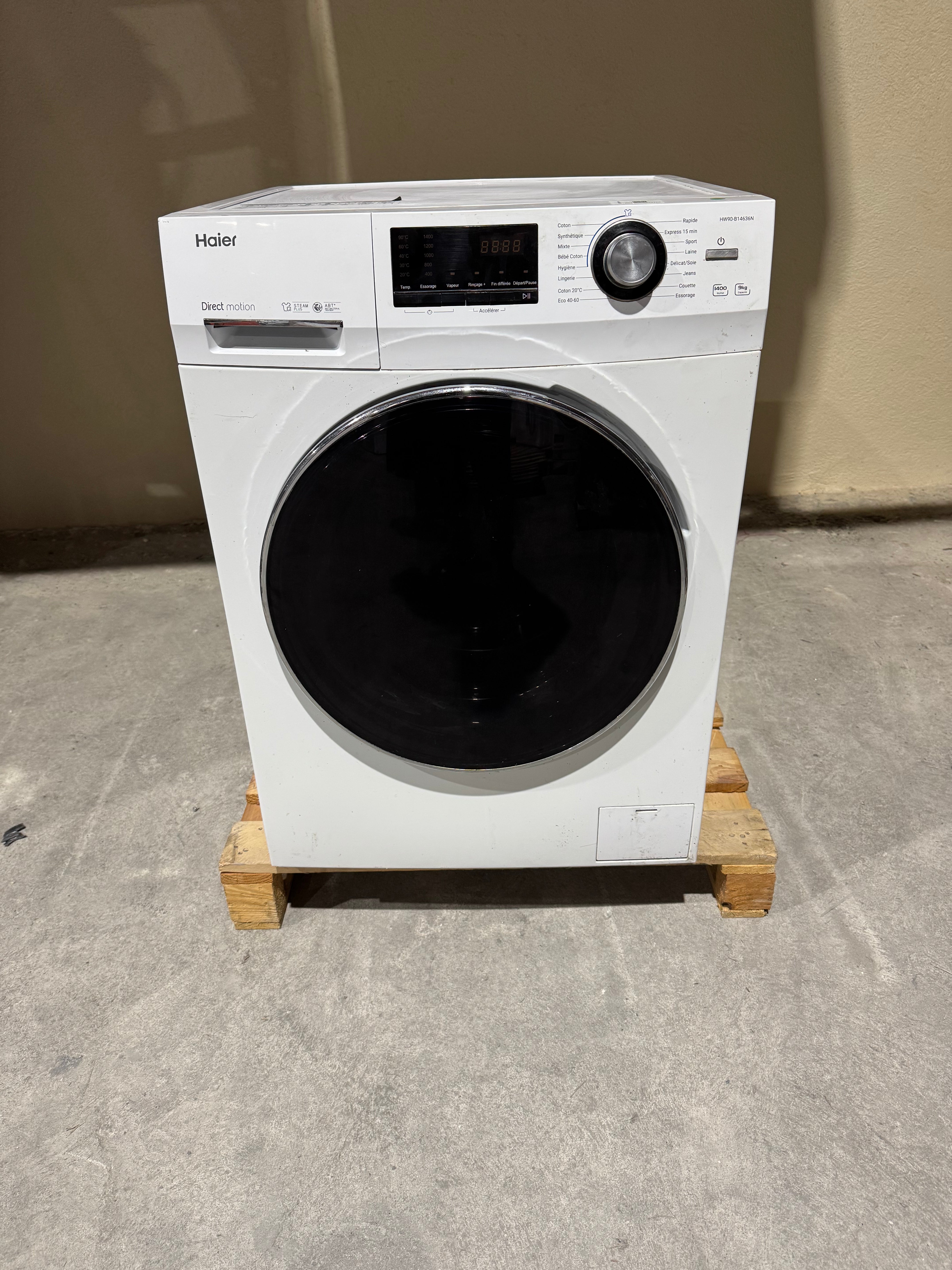 Lave-Linge HAIER 9 Kg GARANTIE 1 AN