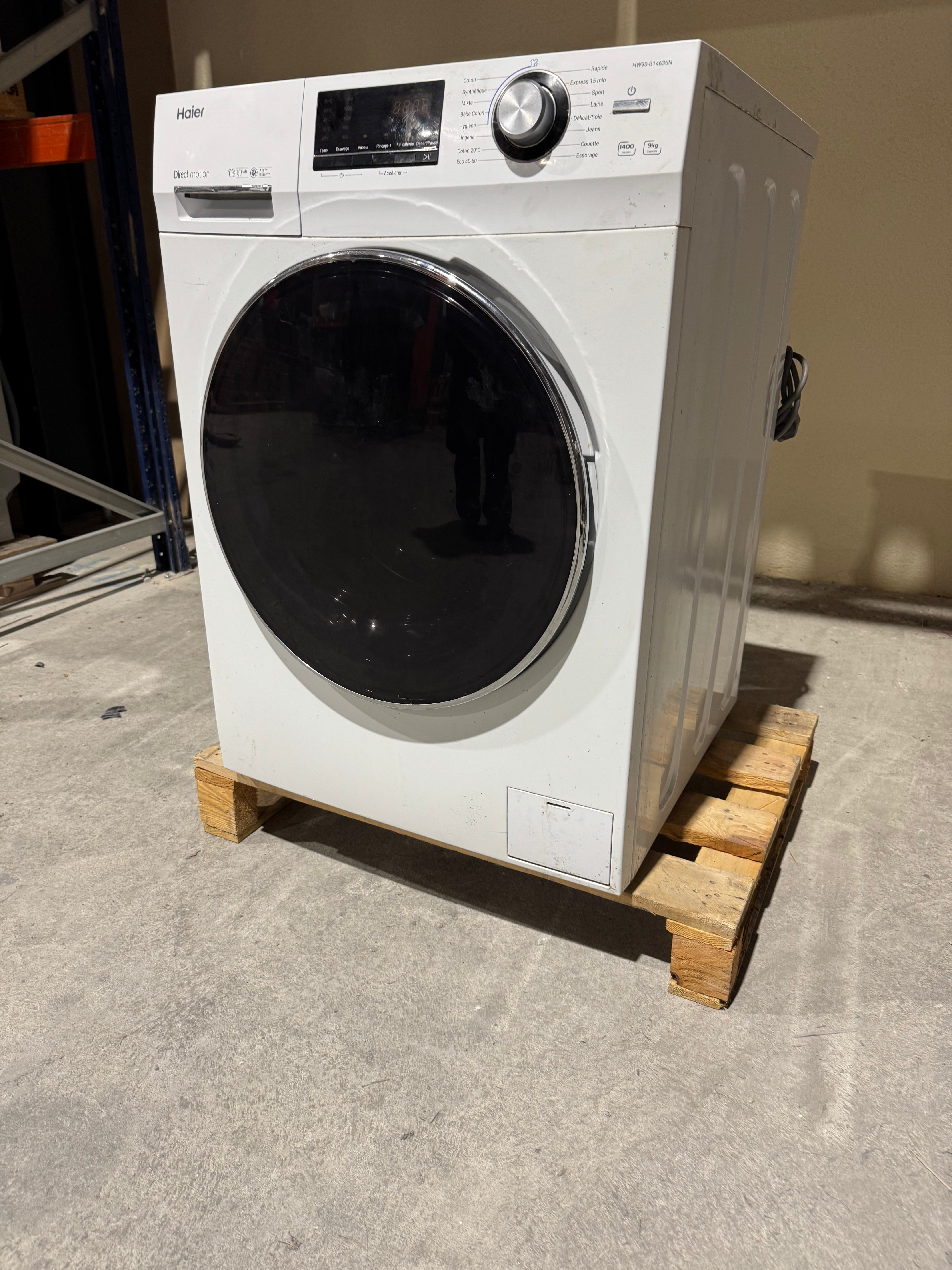 Lave-Linge HAIER 9 Kg GARANTIE 1 AN