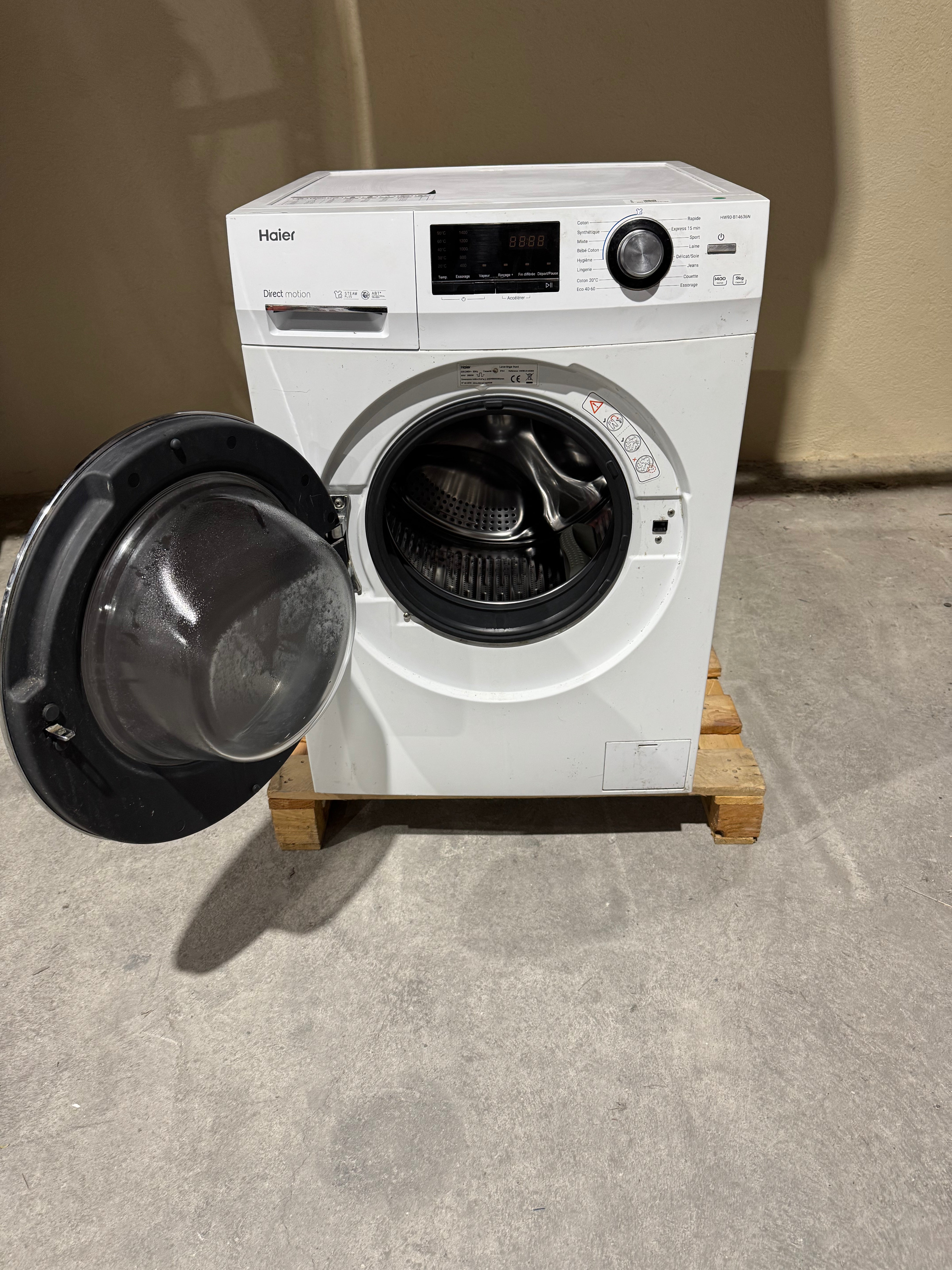 Lave-Linge HAIER 9 Kg GARANTIE 1 AN