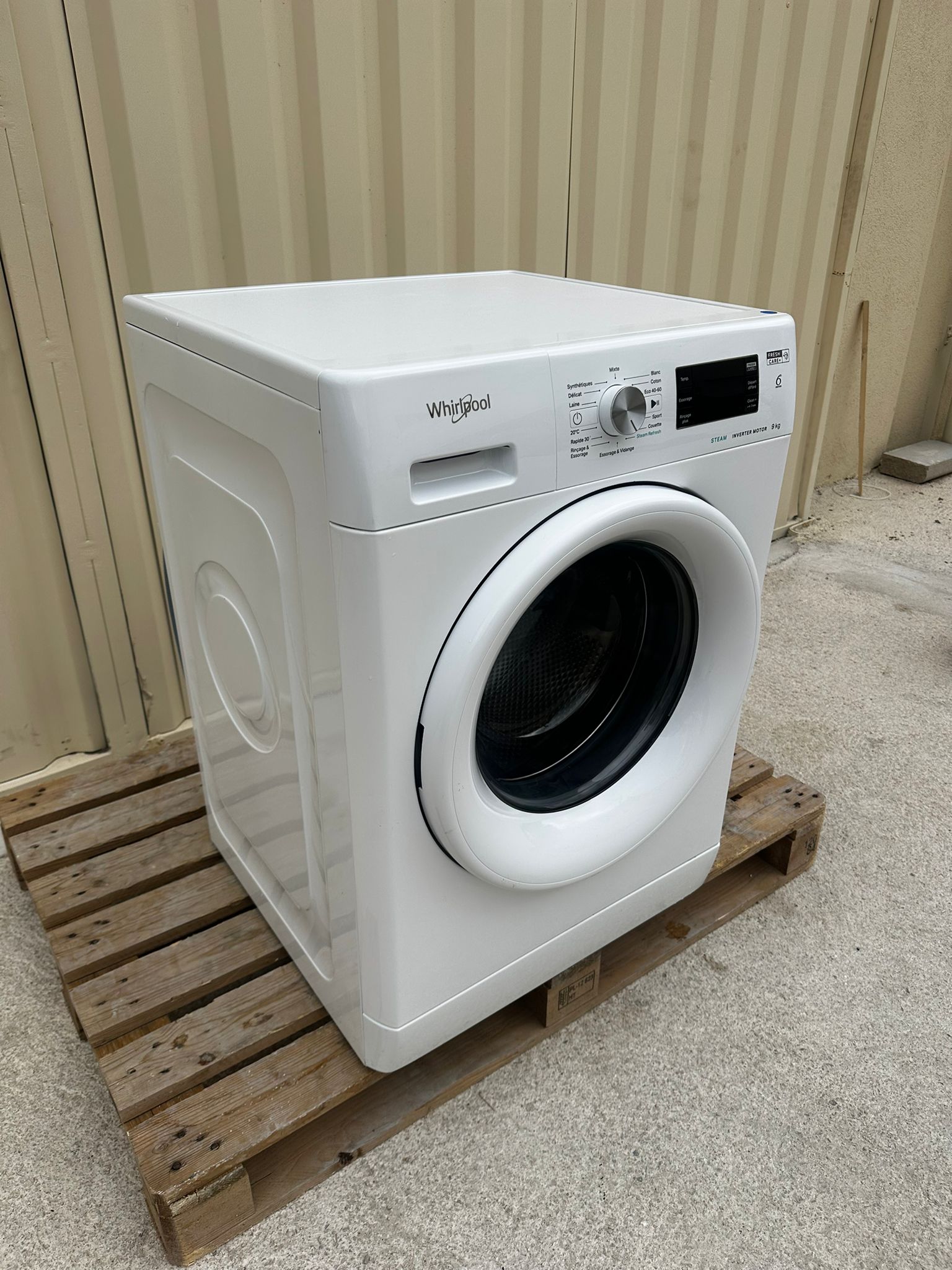 Lave-Linge WHIRLPOOL 9 Kg GARANTIE 1 AN