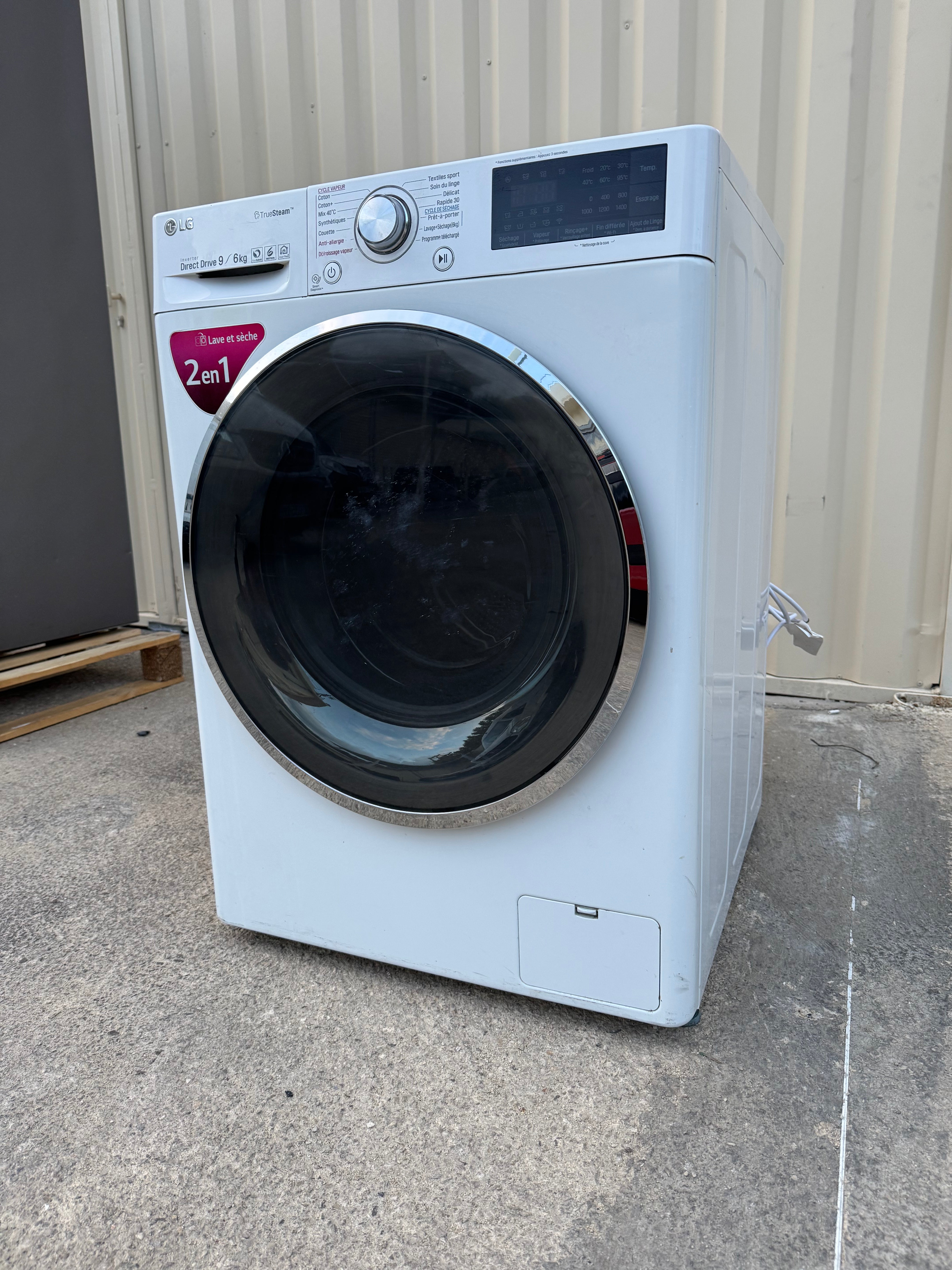 Lave-Linge Séchant LG 9 / 6 Kg GARANTIE 1 AN