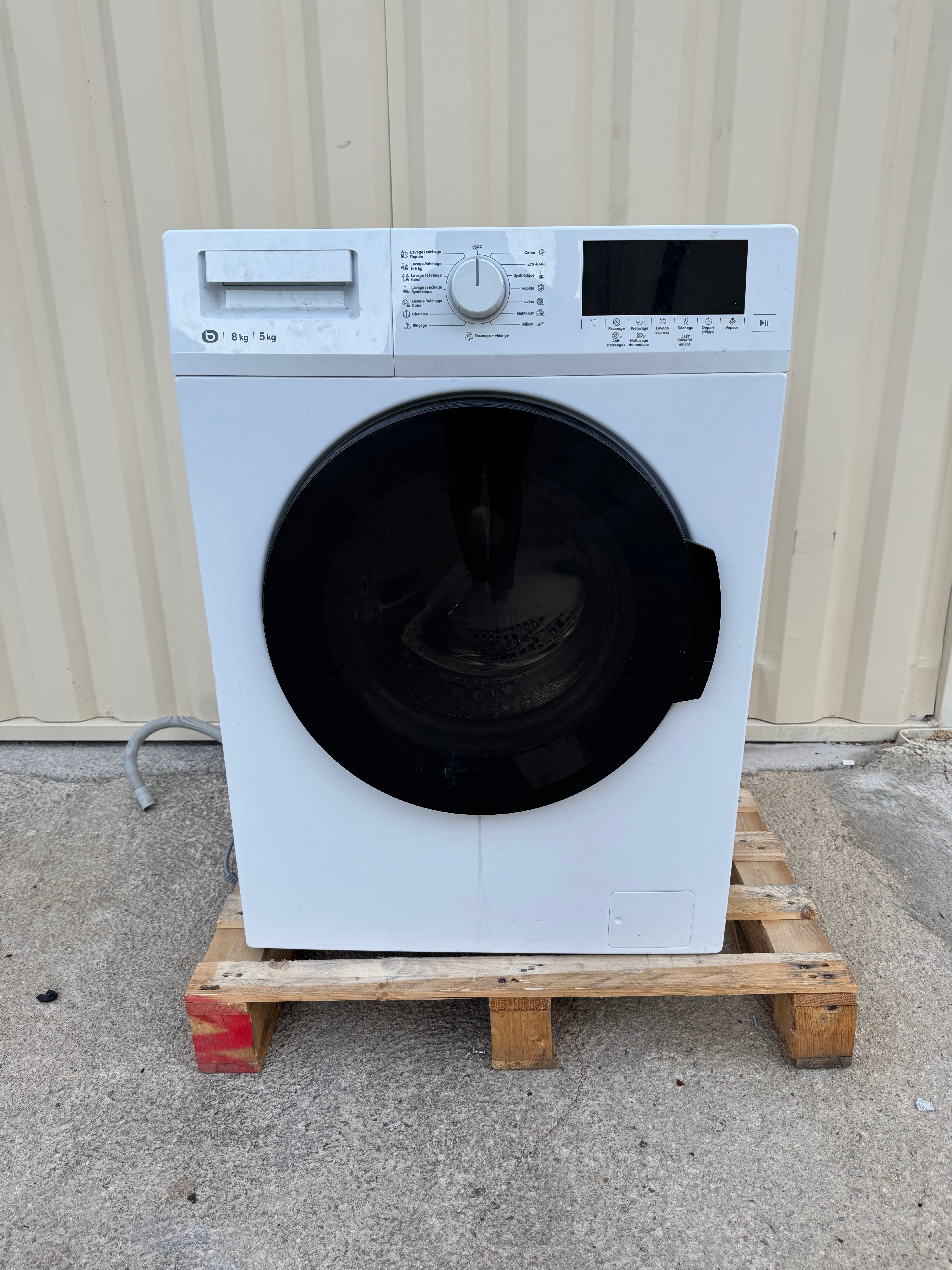 Lave-Linge Séchant ESSENTIEL B 8 / 5 Kg GARANTIE 1 AN