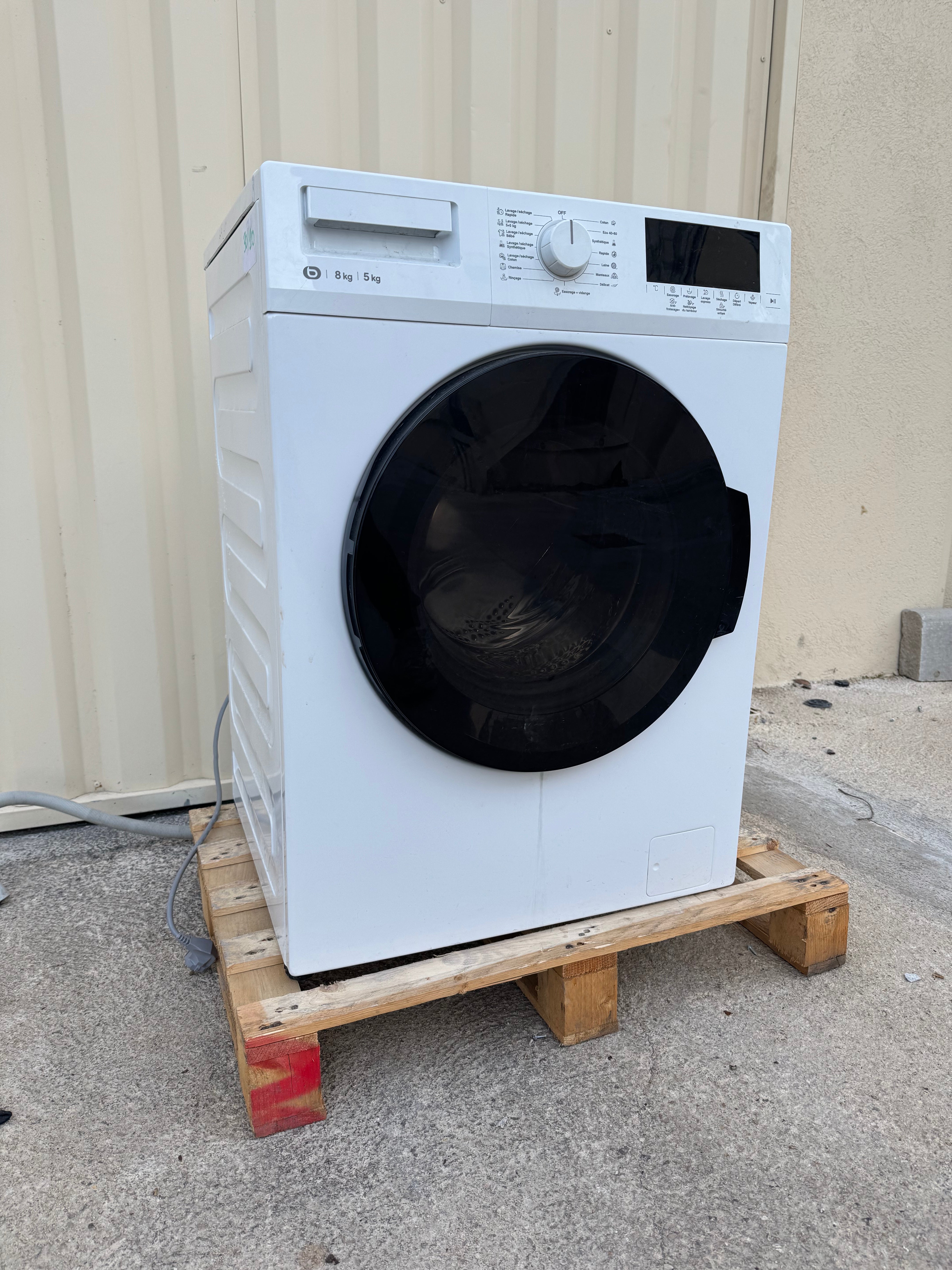 Lave-Linge Séchant ESSENTIEL B 8 / 5 Kg GARANTIE 1 AN