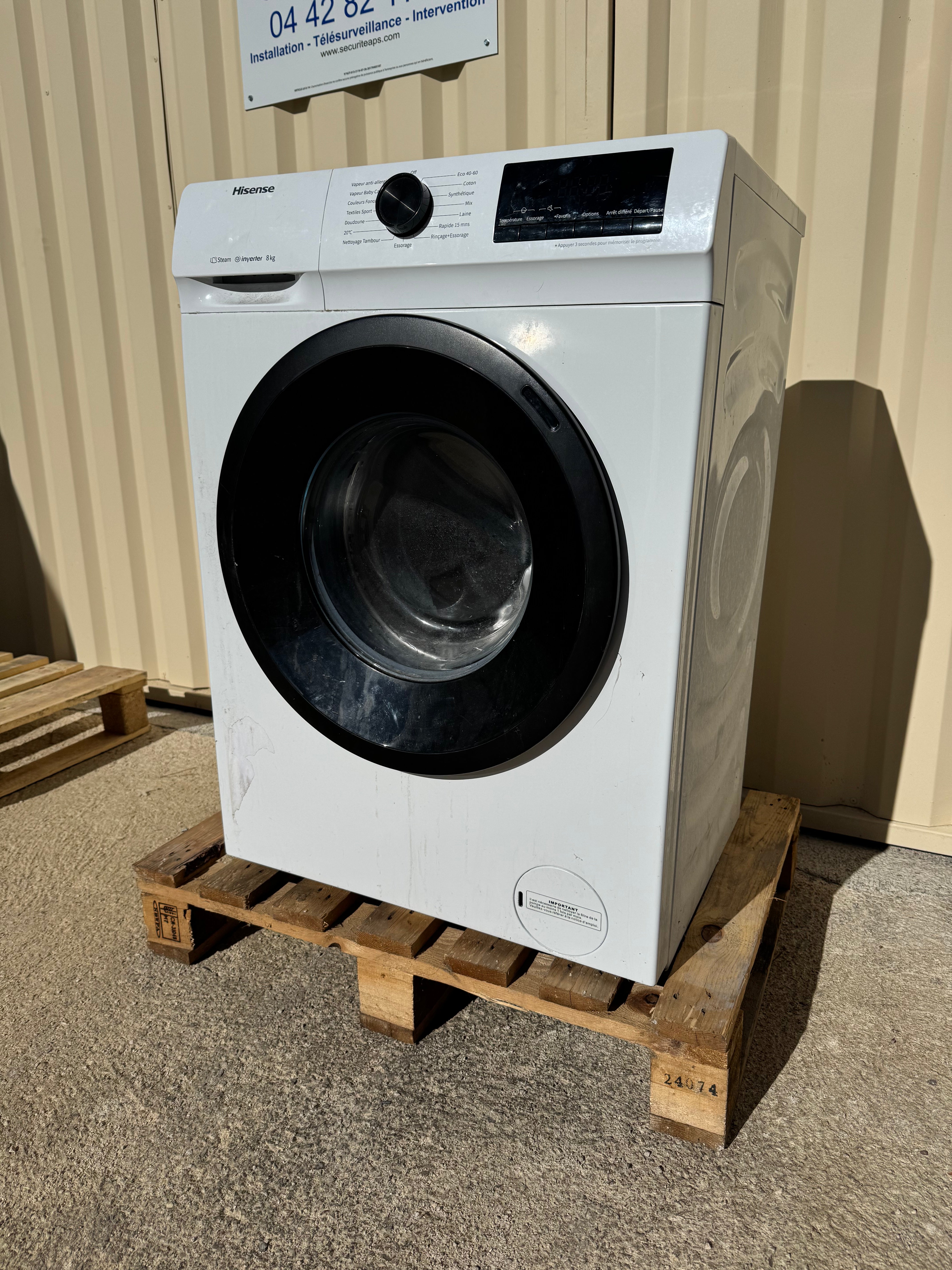 Lave-Linge HISENSE 8 Kg GARANTIE 1 AN