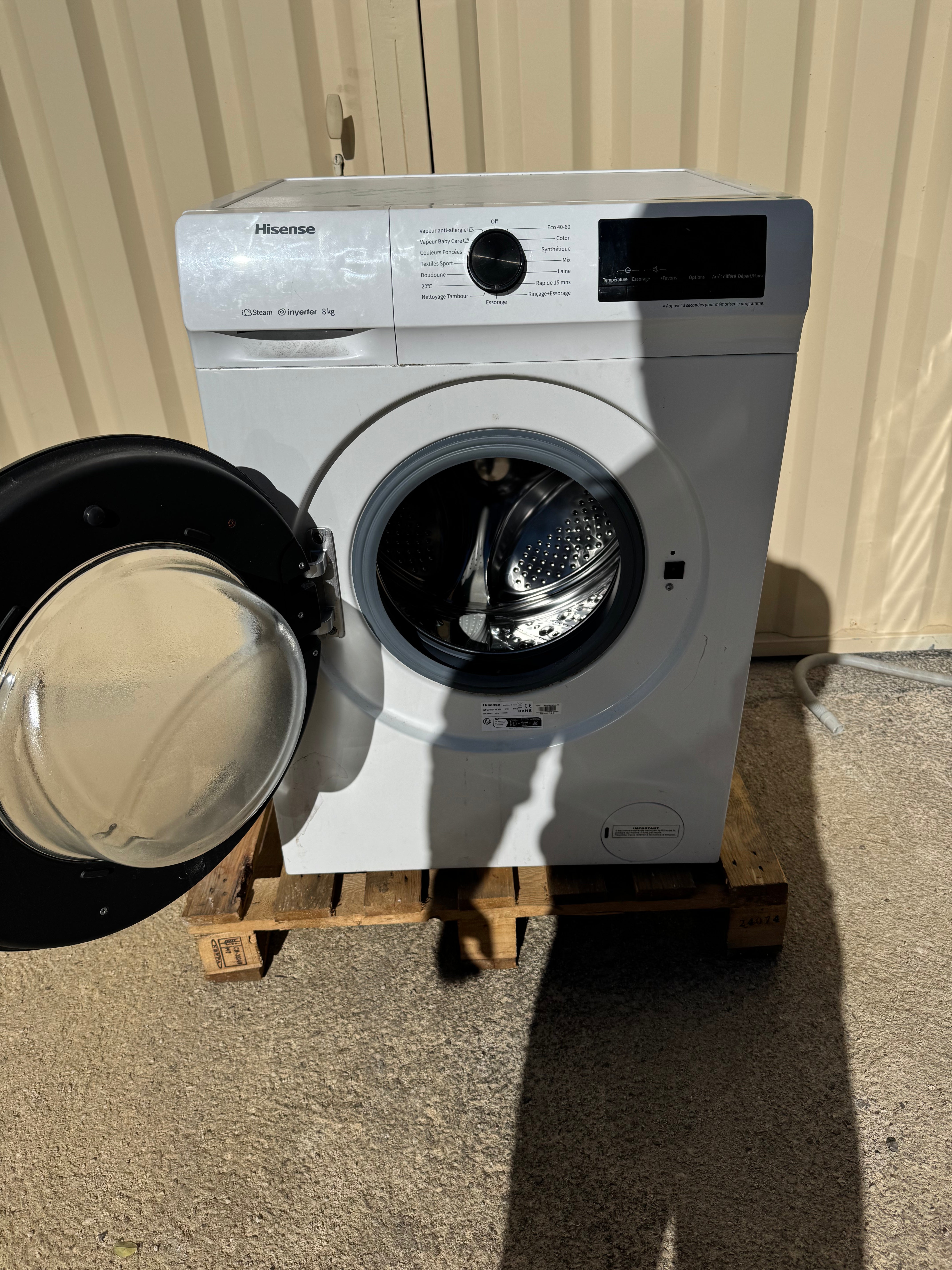 Lave-Linge HISENSE 8 Kg GARANTIE 1 AN