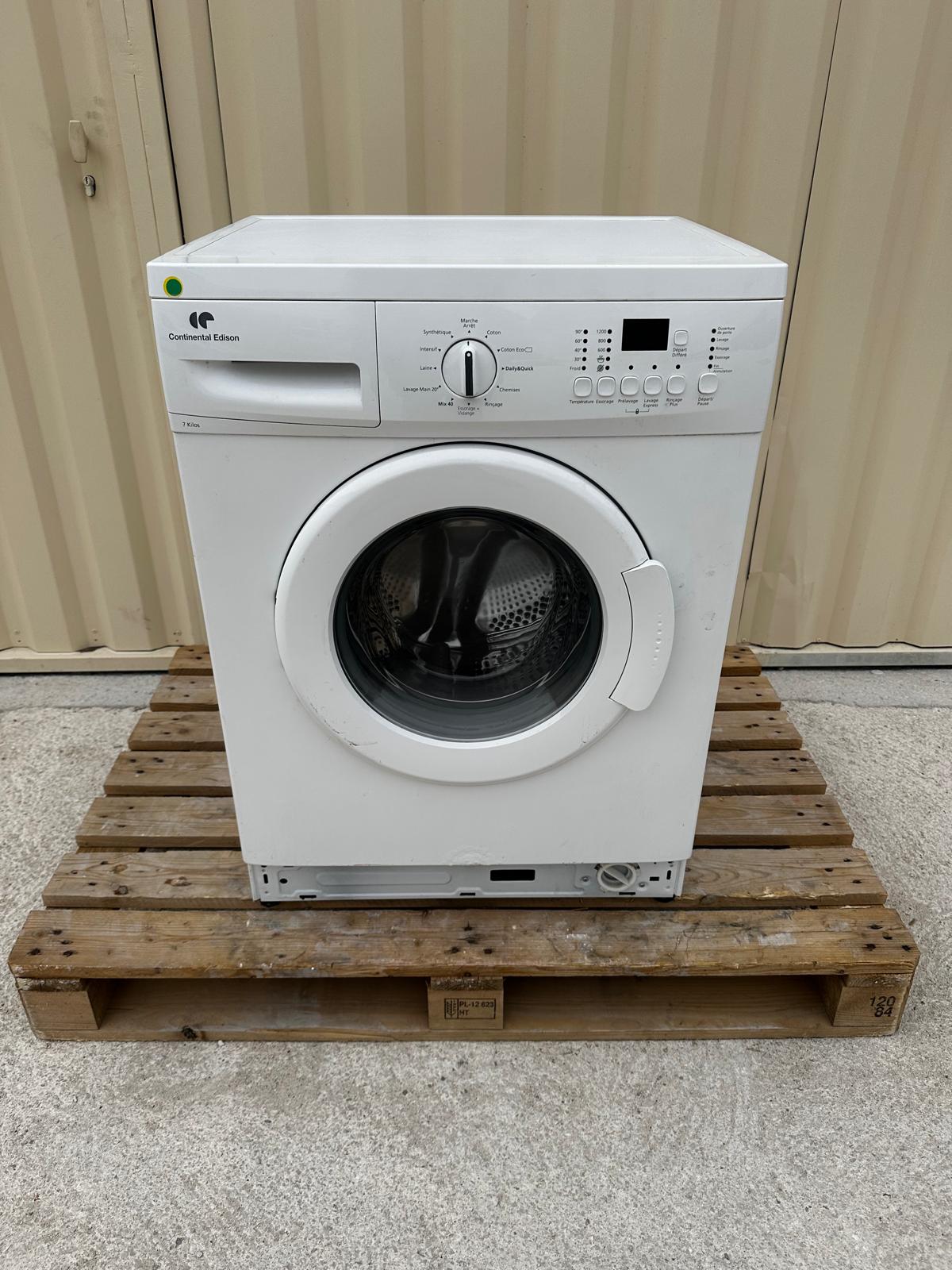 Lave-Linge CONTINENTAL EDISON 7 Kg GARANTIE 1 AN