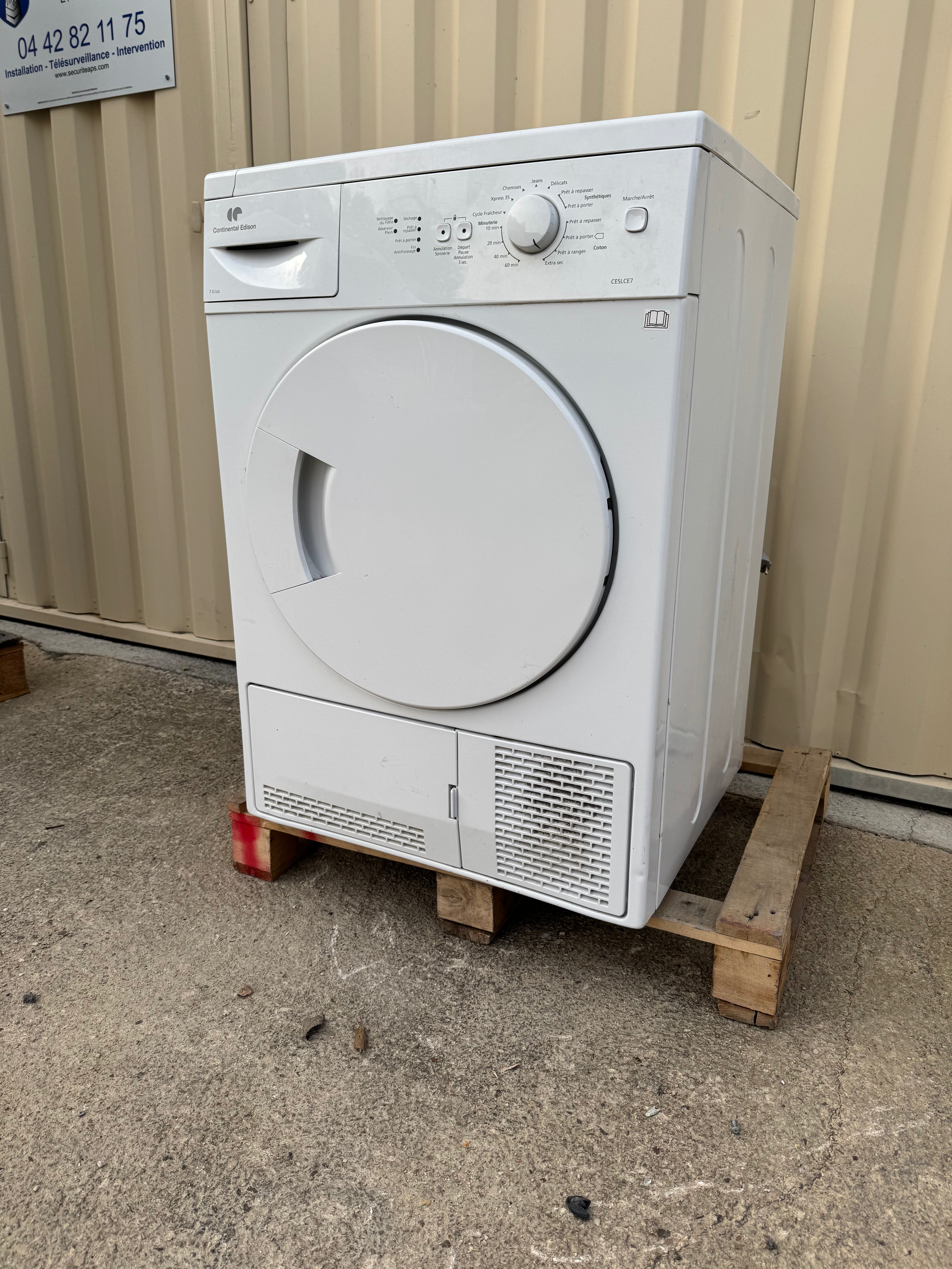 Sèche-Linge CONTINENTAL-EDISON 7 Kg GARANTIE 1 AN