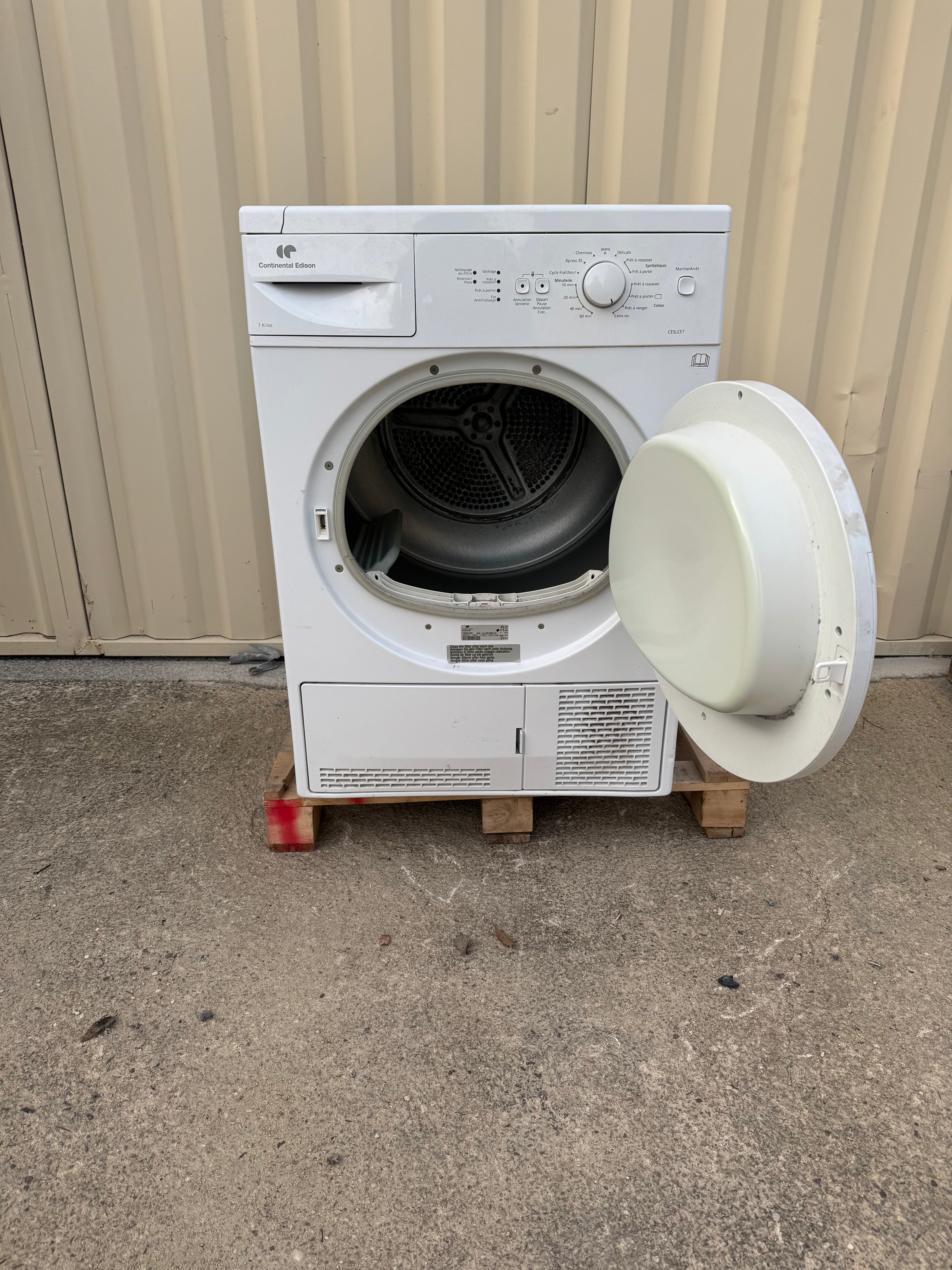 Sèche-Linge CONTINENTAL-EDISON 7 Kg GARANTIE 1 AN