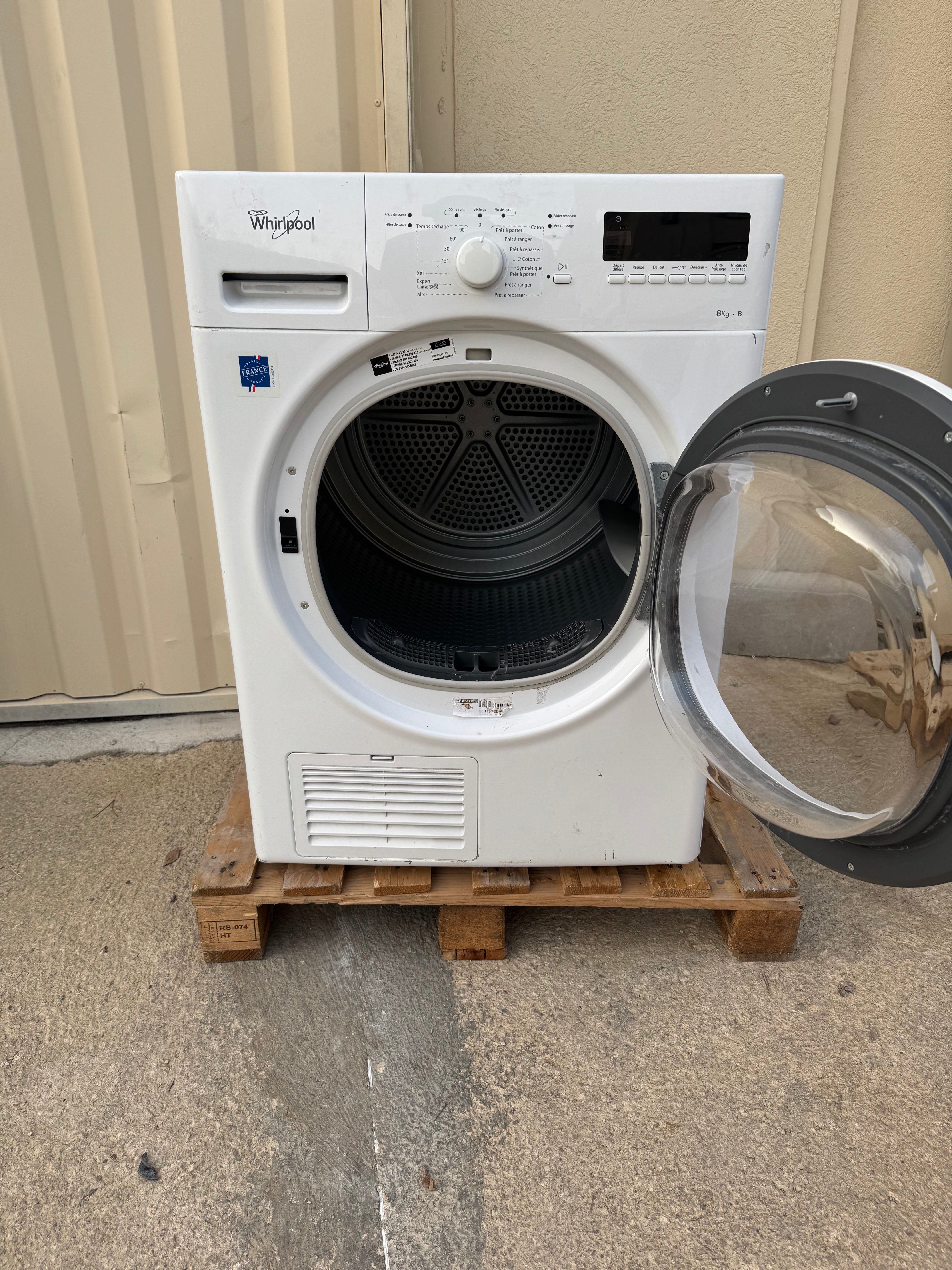 Sèche-linge WHIRLPOOL 8 Kg GARANTIE 1 AN