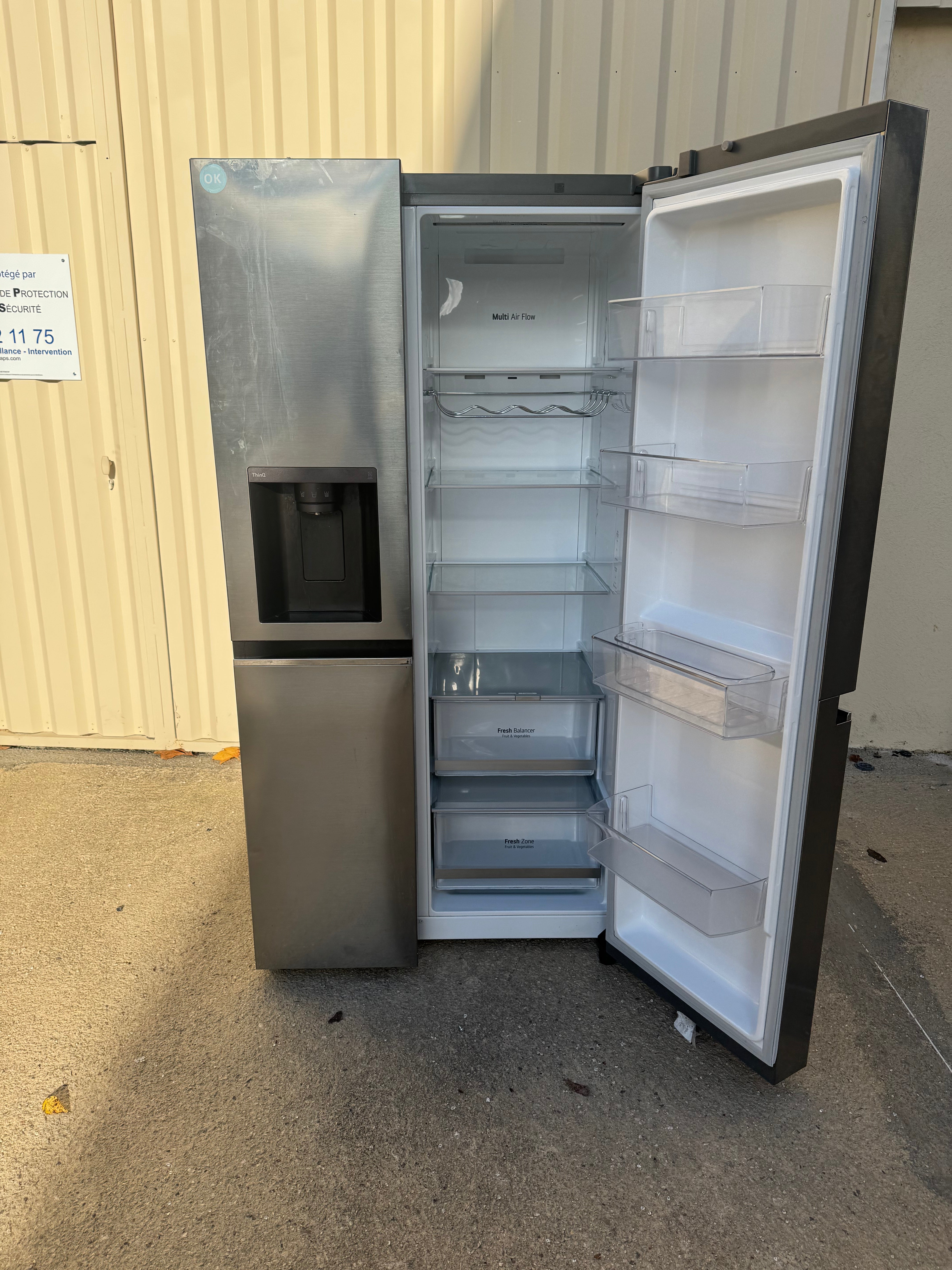 Frigo Américain LG Avec Eau Fraîche et Glaçons GARANTIE 1 AN