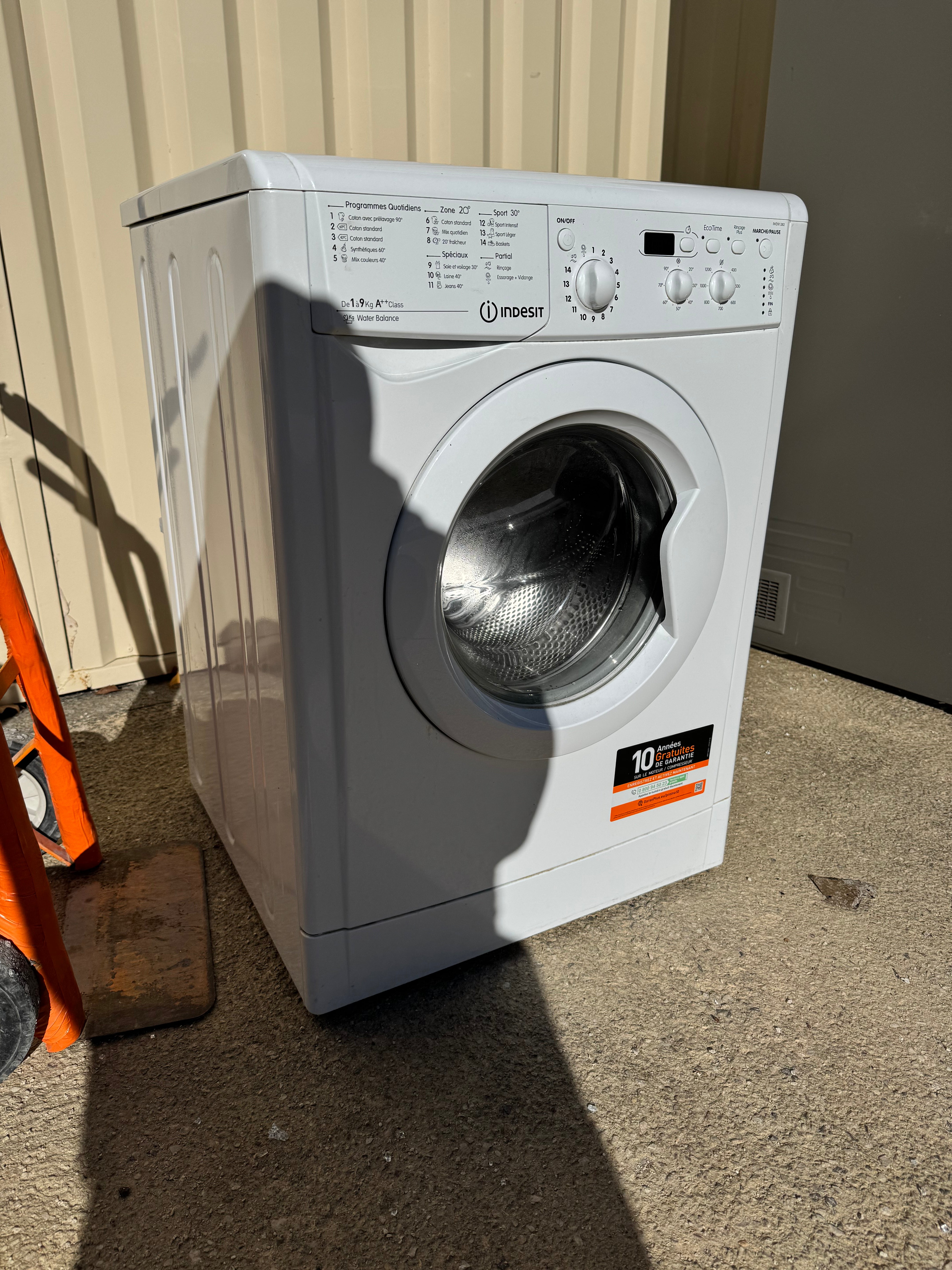Lave-Linge INDESIT 9 Kg GARANTIE 1 AN