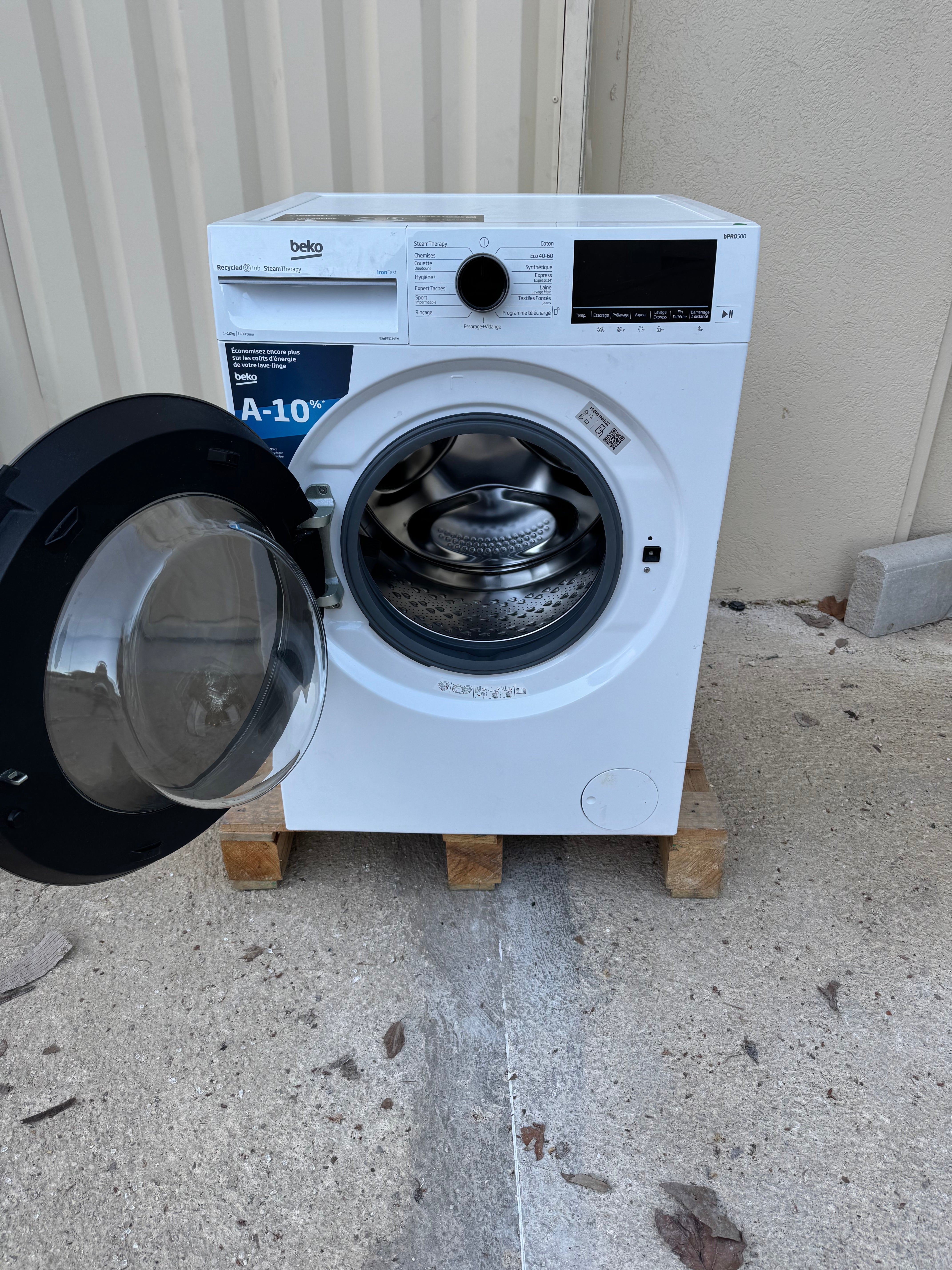 Lave-Linge BEKO 12 Kg Très Peu Servi Comme NEUVE GARANTIE 1 AN