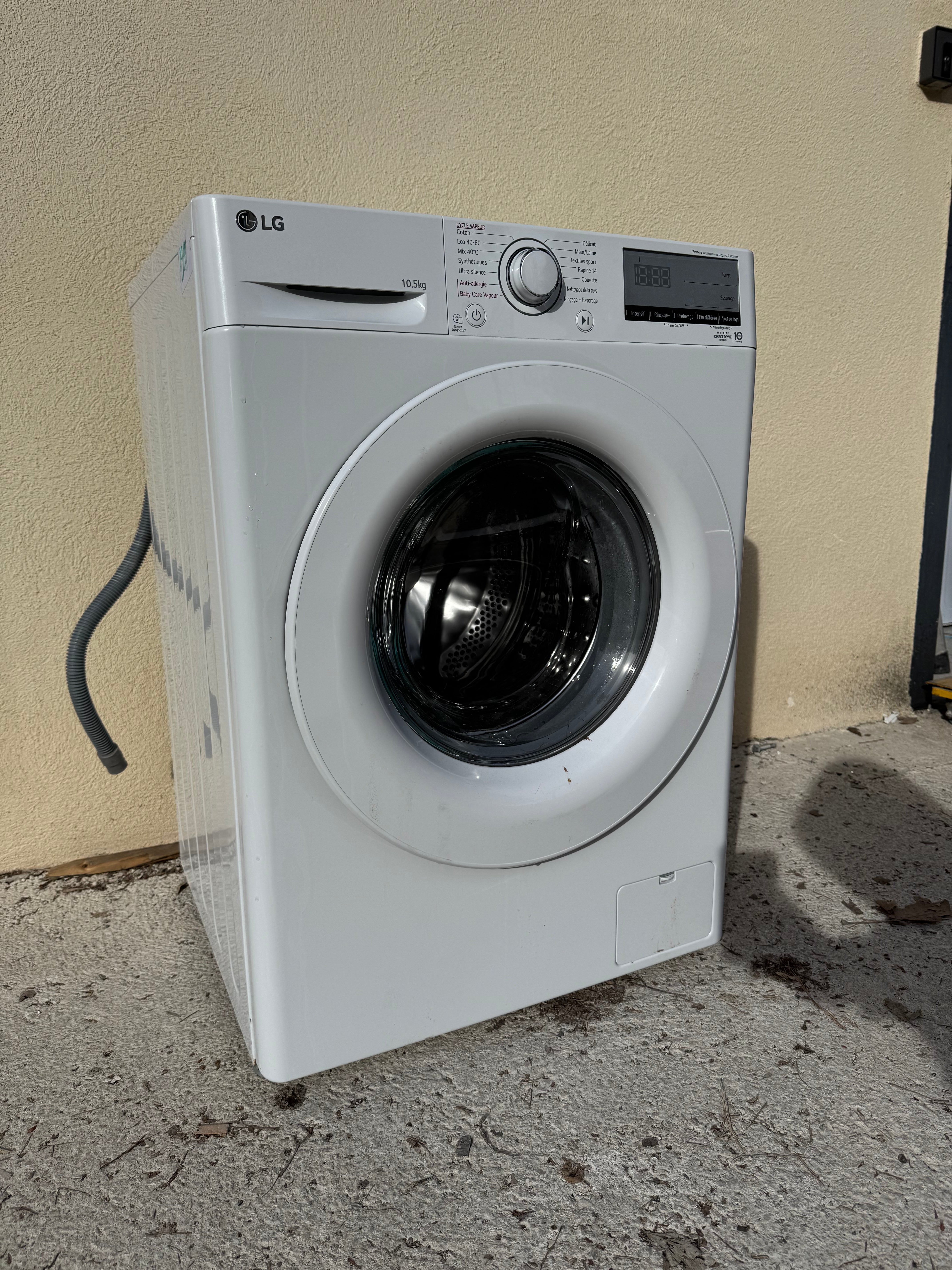 Lave-Linge LG 10.5 Kg GARANTIE 1 AN
