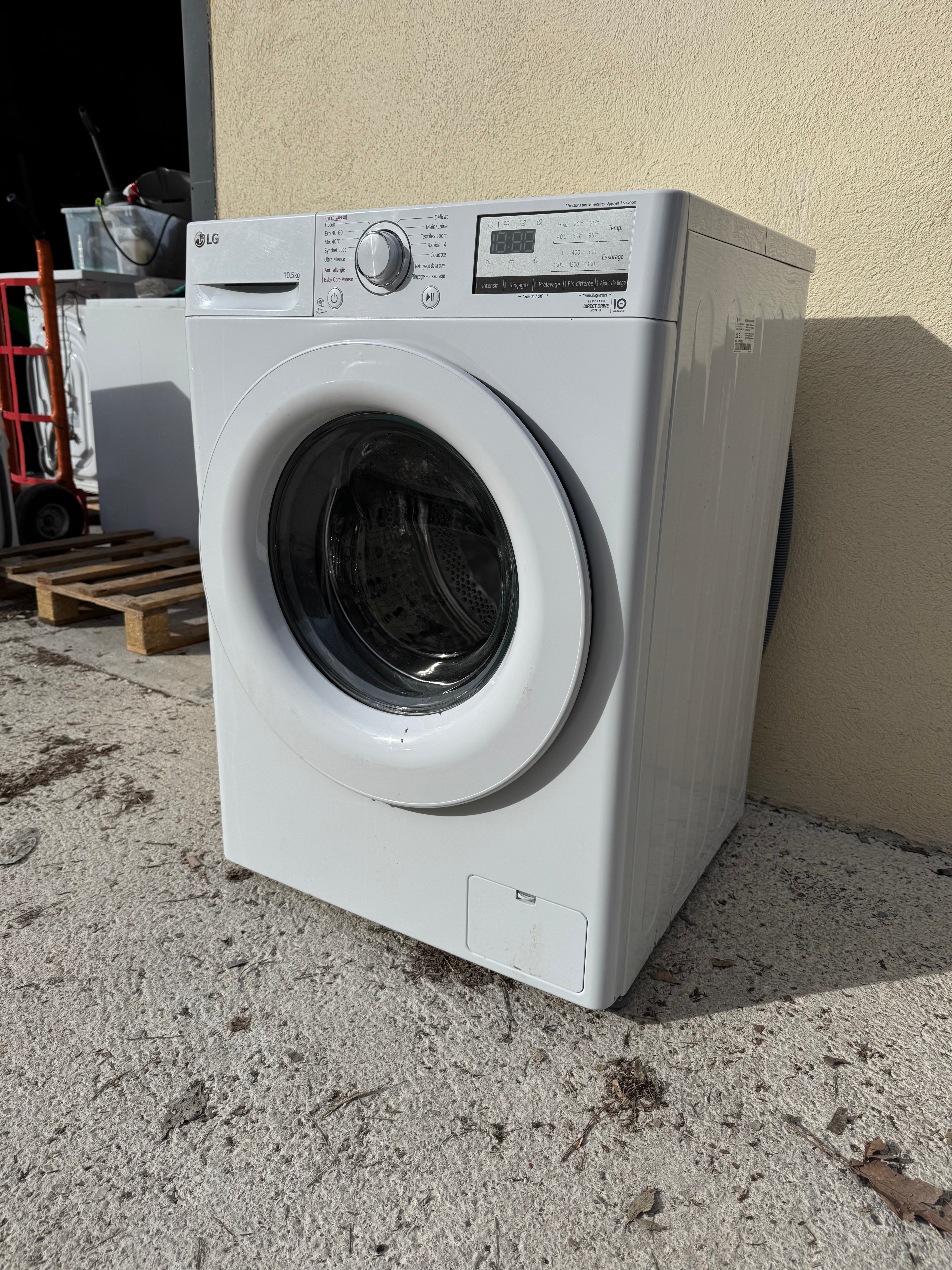Lave-Linge LG 10.5 Kg GARANTIE 1 AN