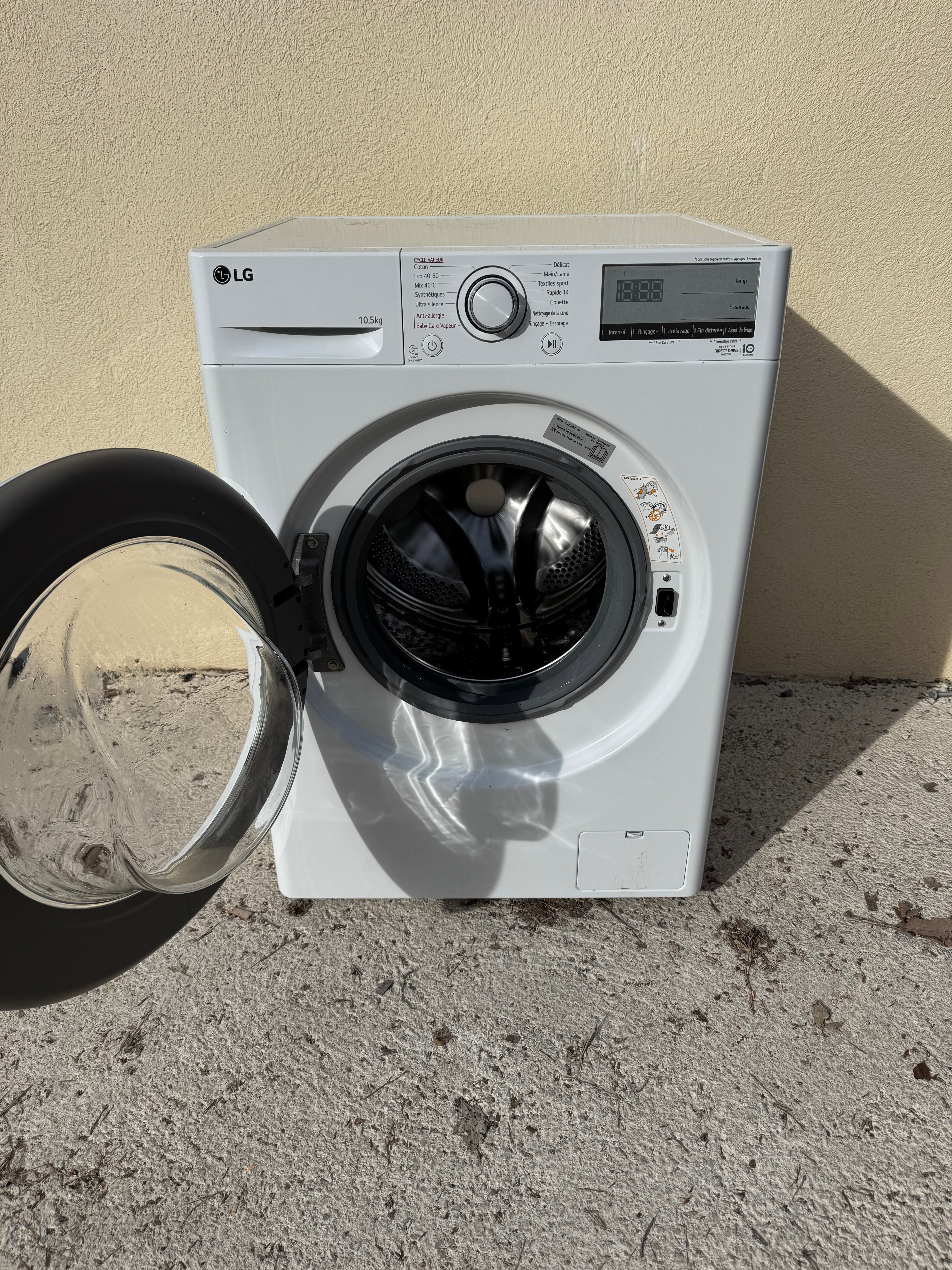 Lave-Linge LG 10.5 Kg GARANTIE 1 AN