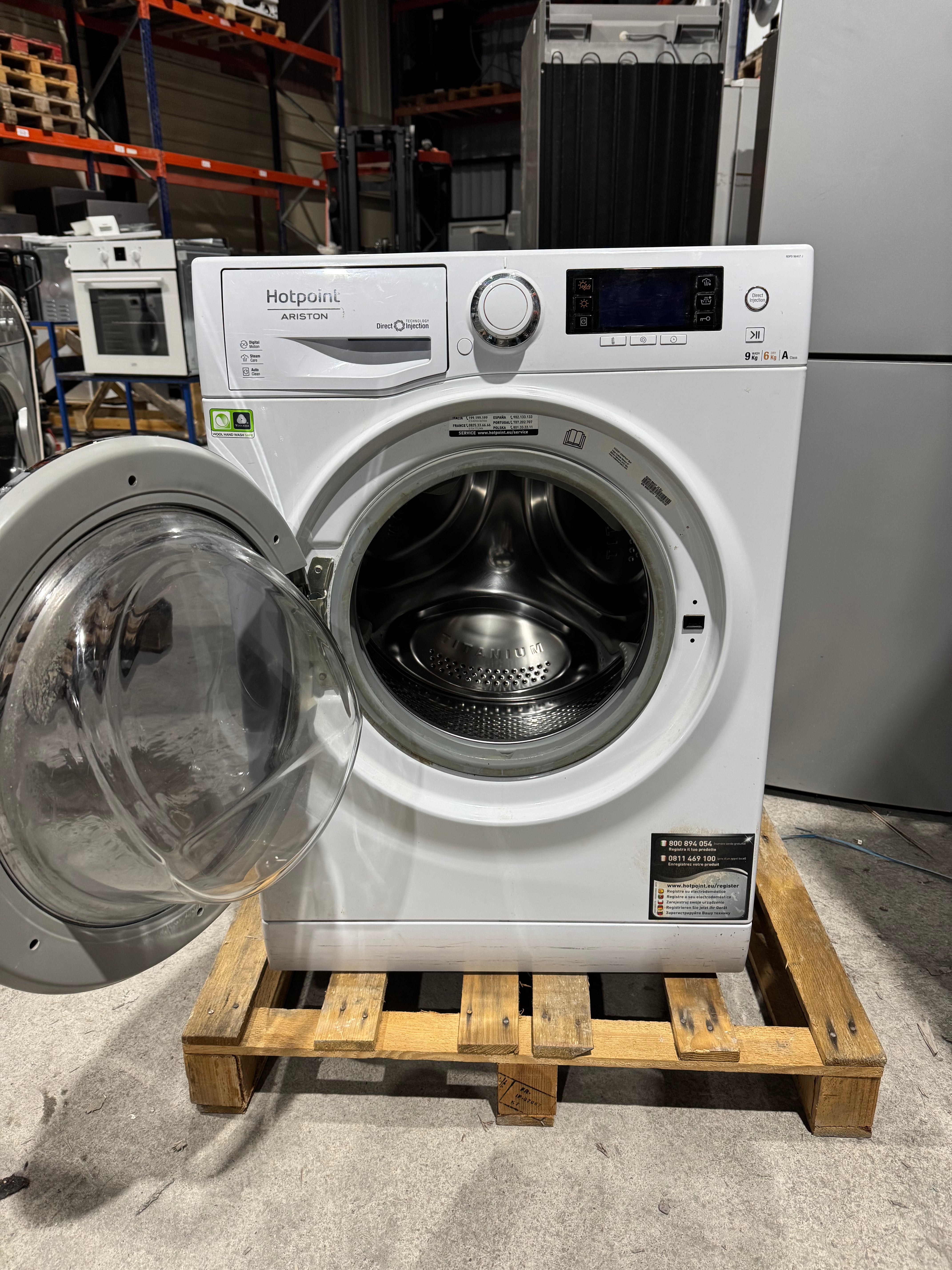 Lave-Linge Séchant HOTPOINT-ARISTON 9 / 6 Kg GARANTIE 1 AN